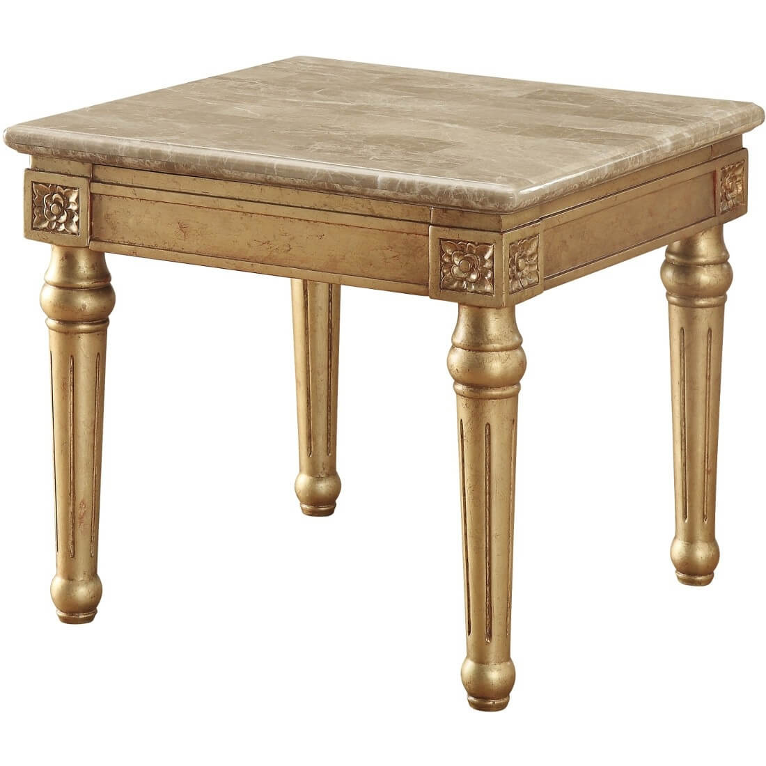 Acme Daesha Rectangular Marble Top Sofa Table