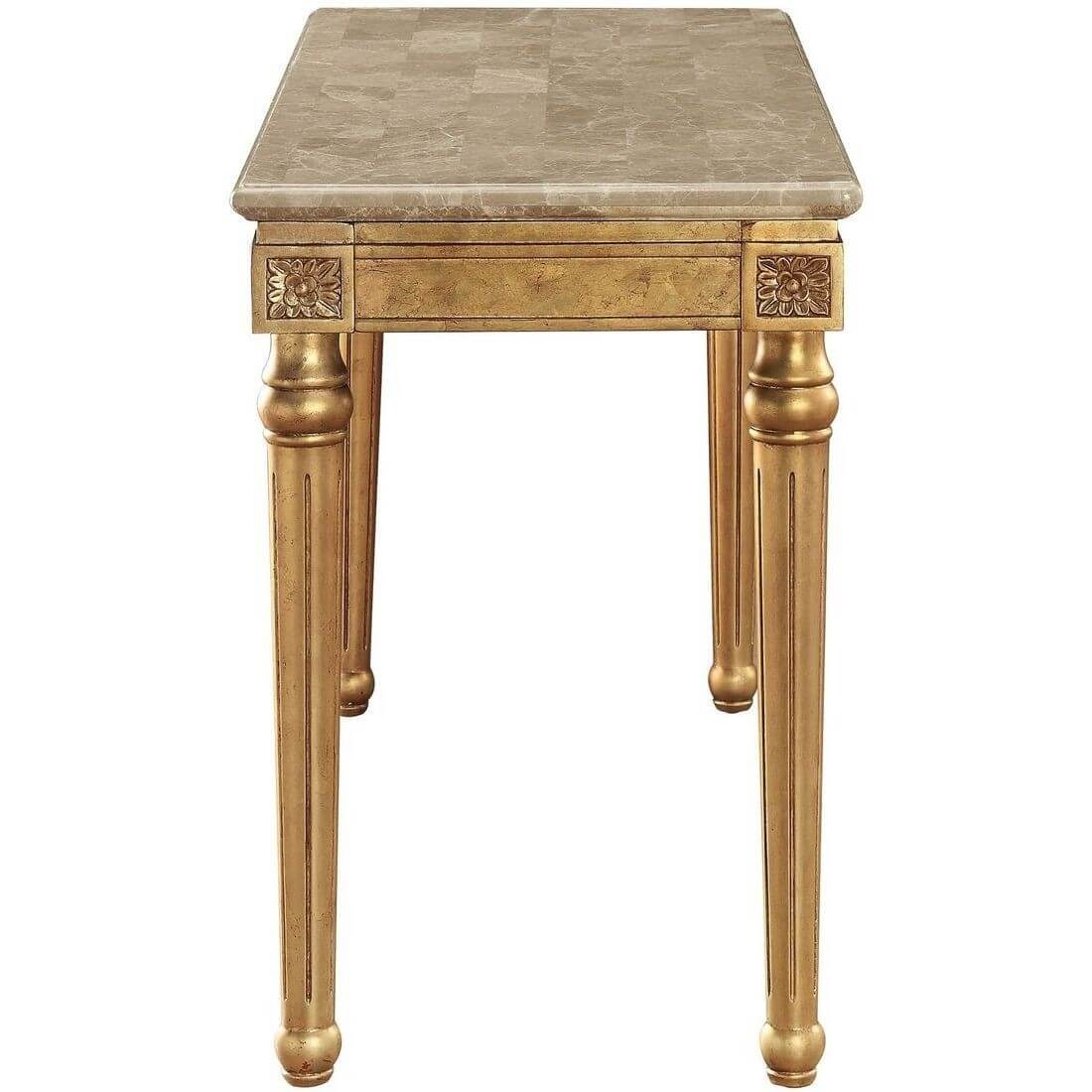 Daesha Sofa Table w/Marble Top