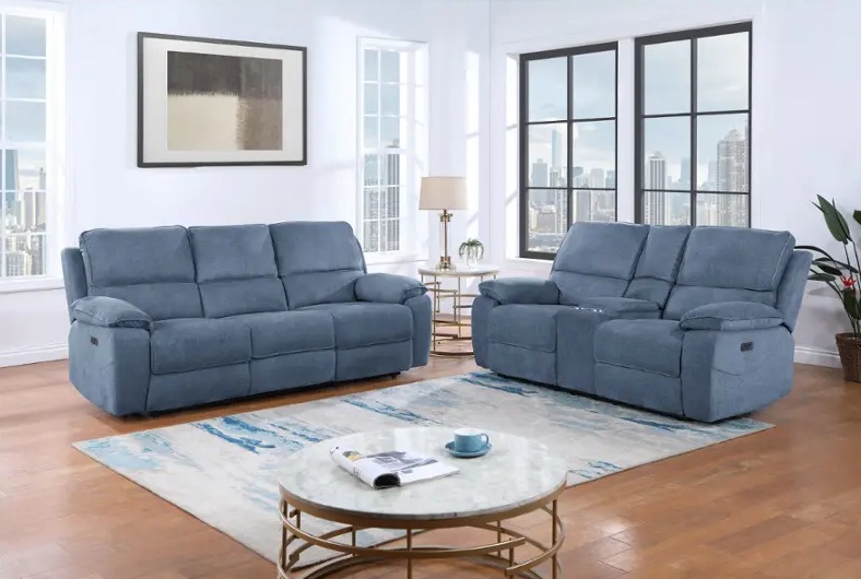 SM 81723 Fabric Reclining Loveseat