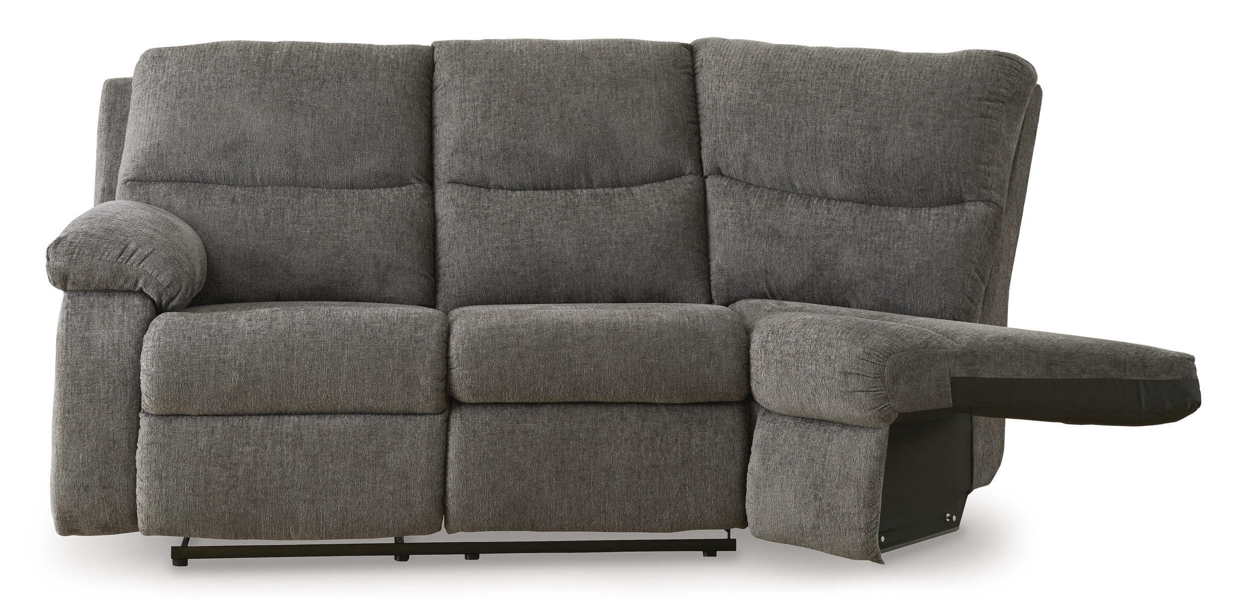 Museum Fabric 2-Piece Reclining Sectional