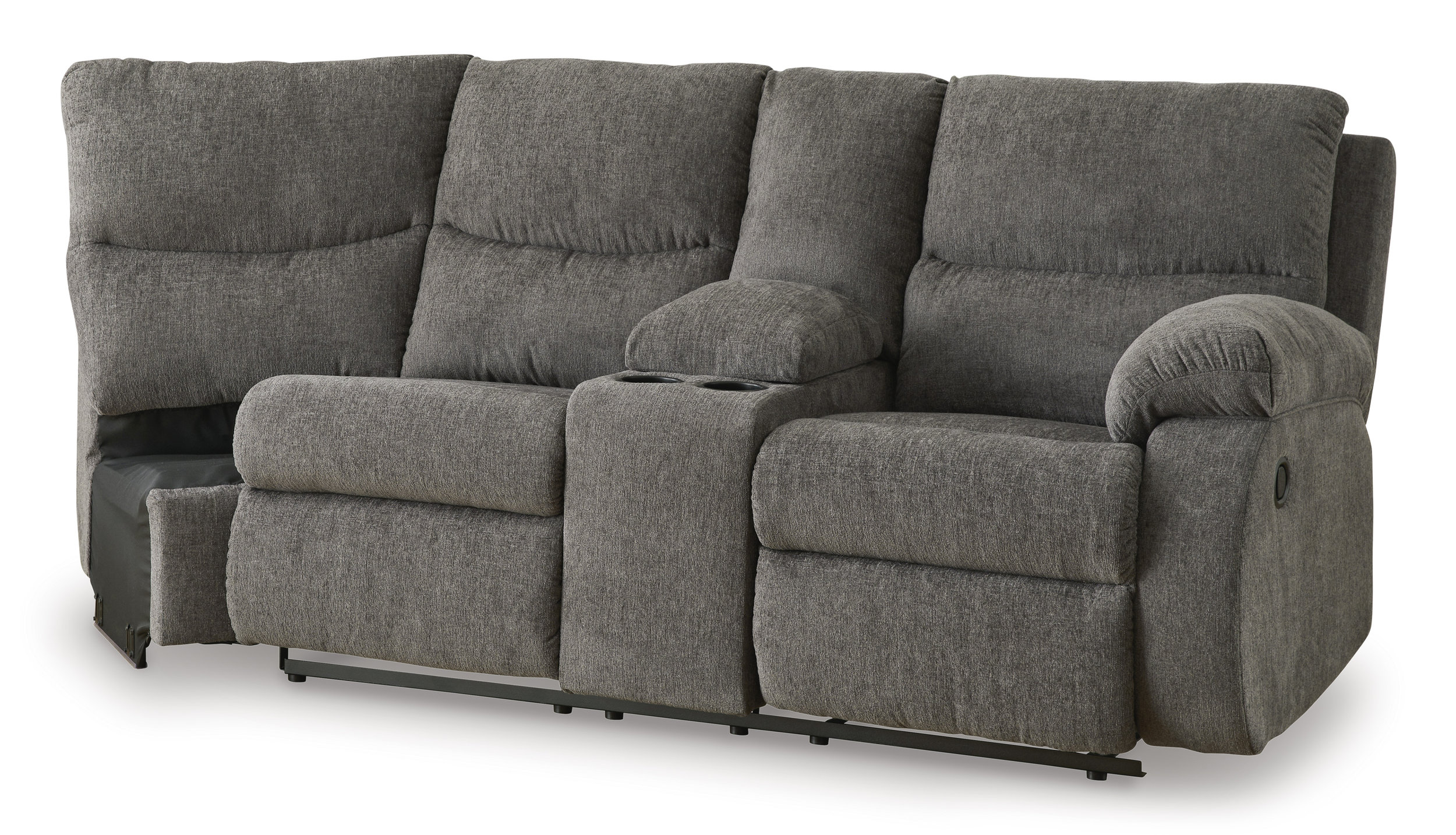 Museum Fabric 2-Piece Reclining Sectional