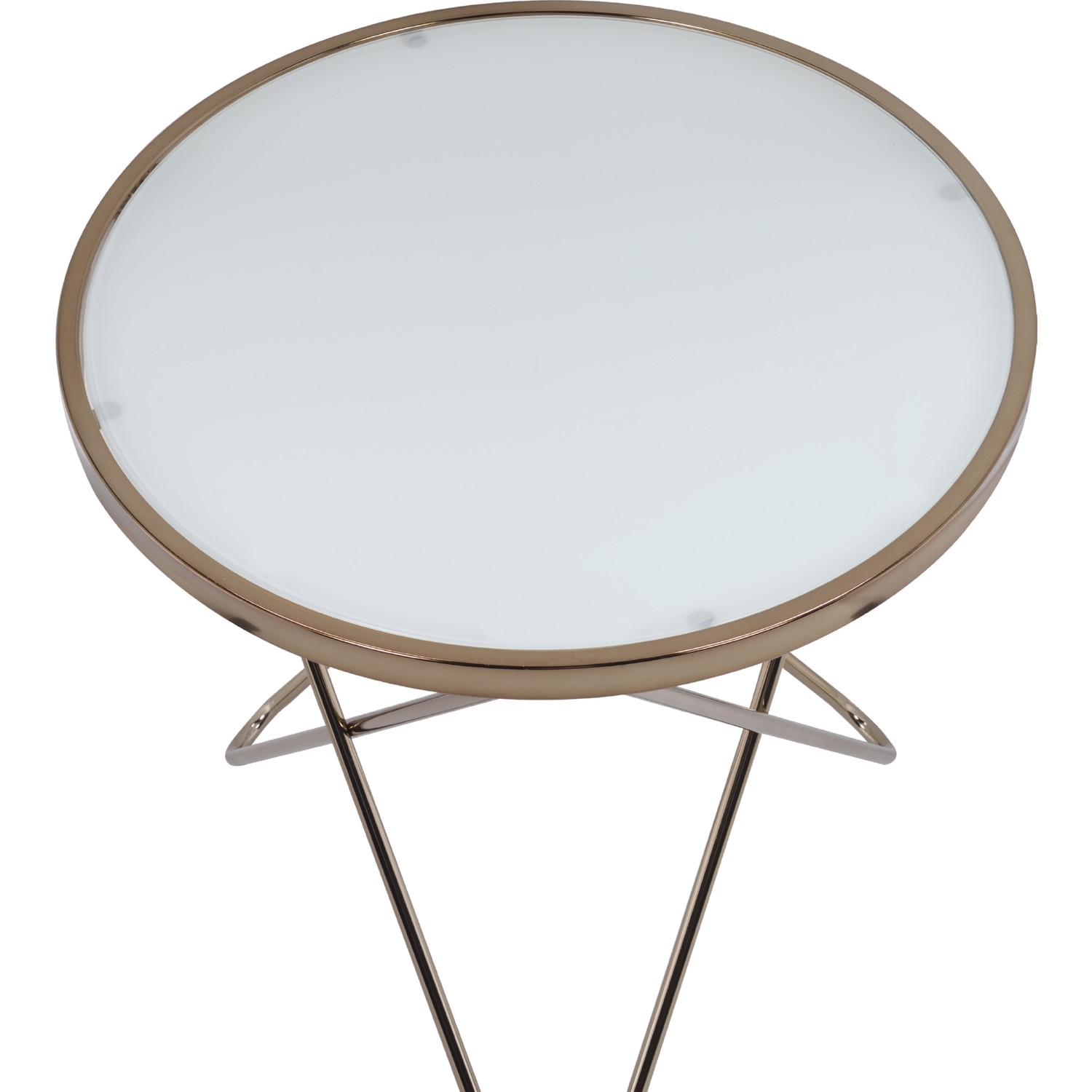 Valora Glass/Metal Round Coffee Table