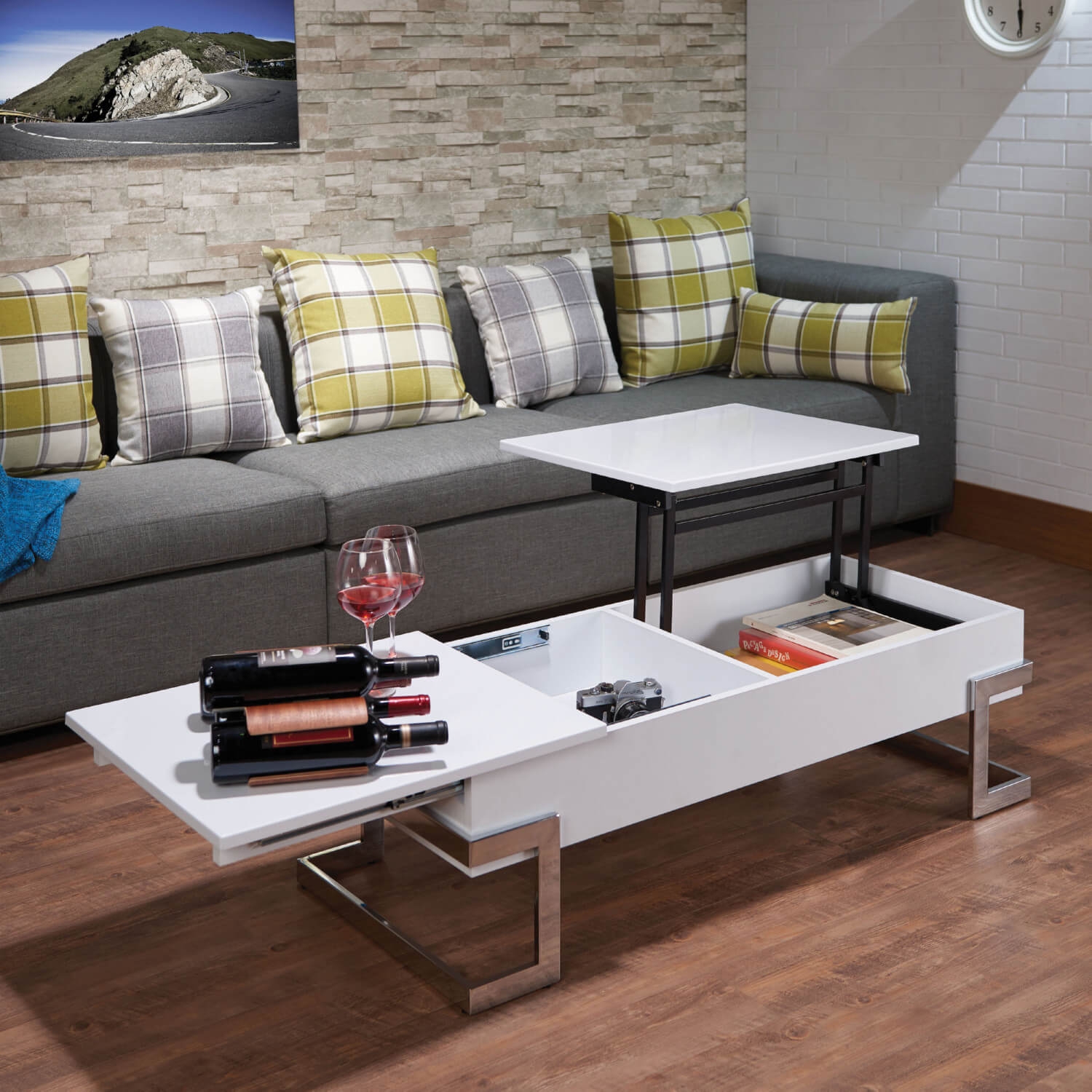 Calnan Lift Top Rectangular Storage Coffee Table