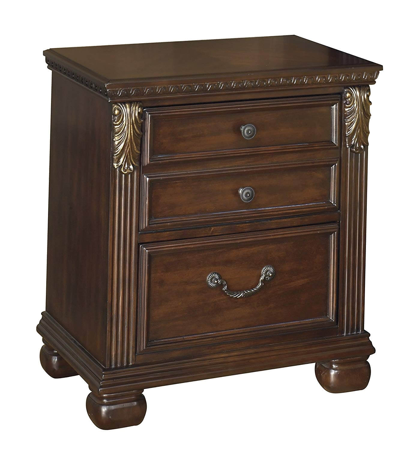 Ashley SM Leahlyn Wood Nightstand