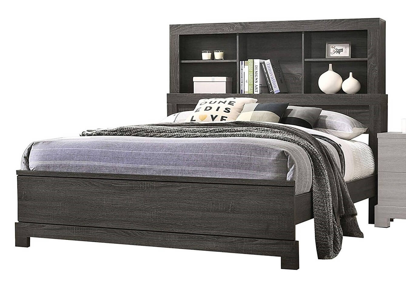 Acme Furniture Brenta Bed with Fabric Headboard
