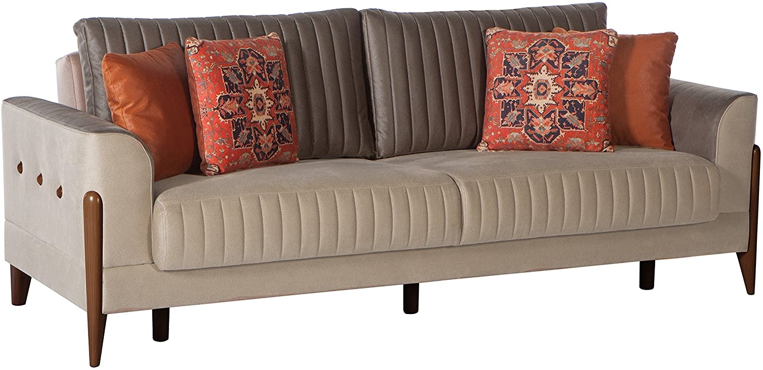 Piero Fabric Storage Sleeper Living Room Set