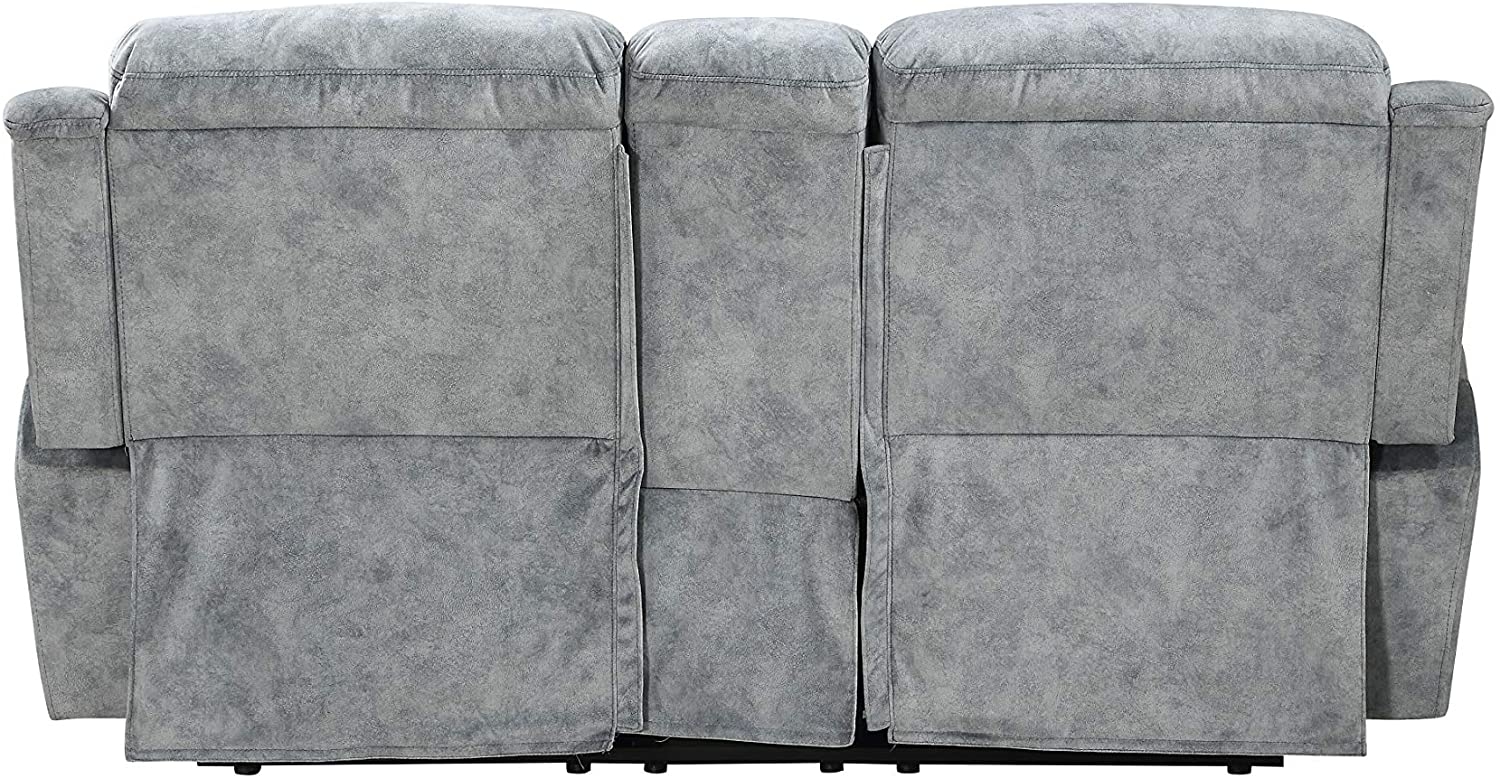 Mariana Fabric Microfiber Reclining Living Room Set