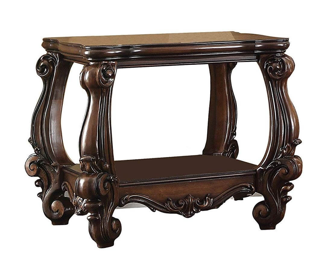 Versailles Wood Top End Table
