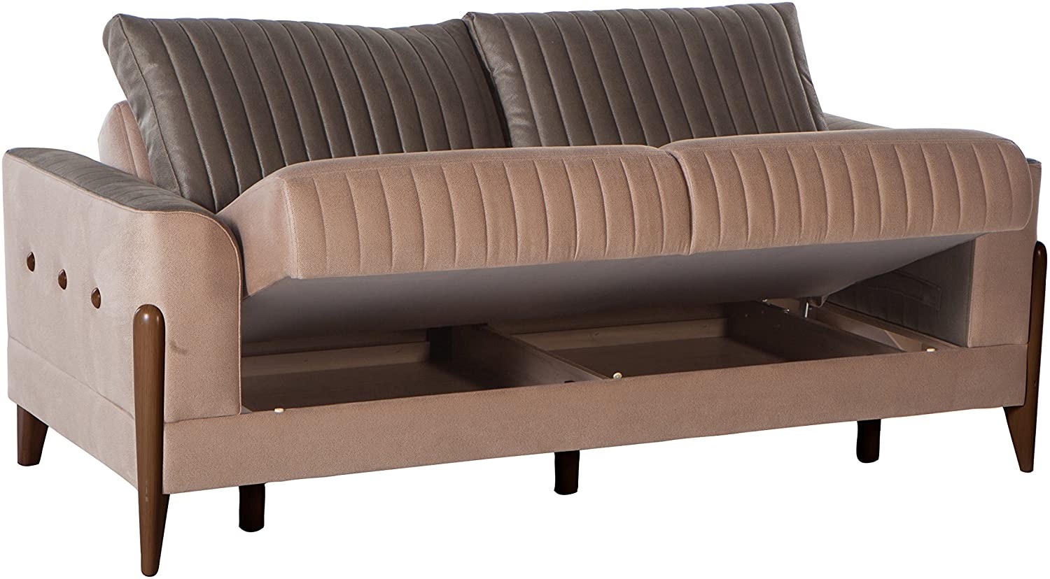 Piero Fabric Storage Sleeper Living Room Set