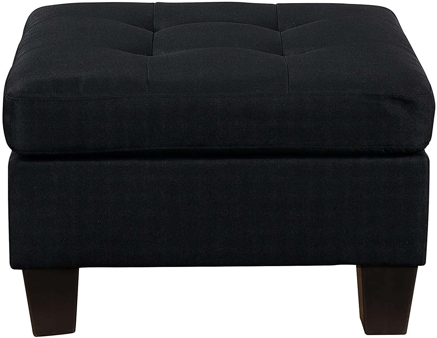 Earsom Linen Sectional Sofa w/Ottoman