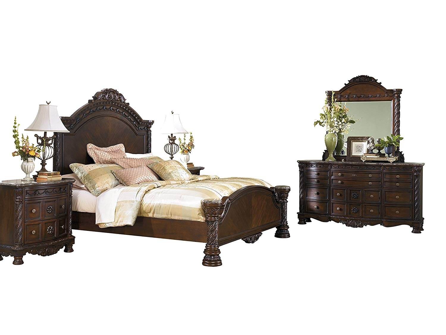 Ashley SM North Shore Wood Panel Bedroom Set