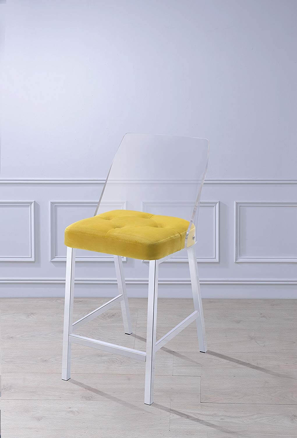 Nadie II Velvet Counter Chair by ACME