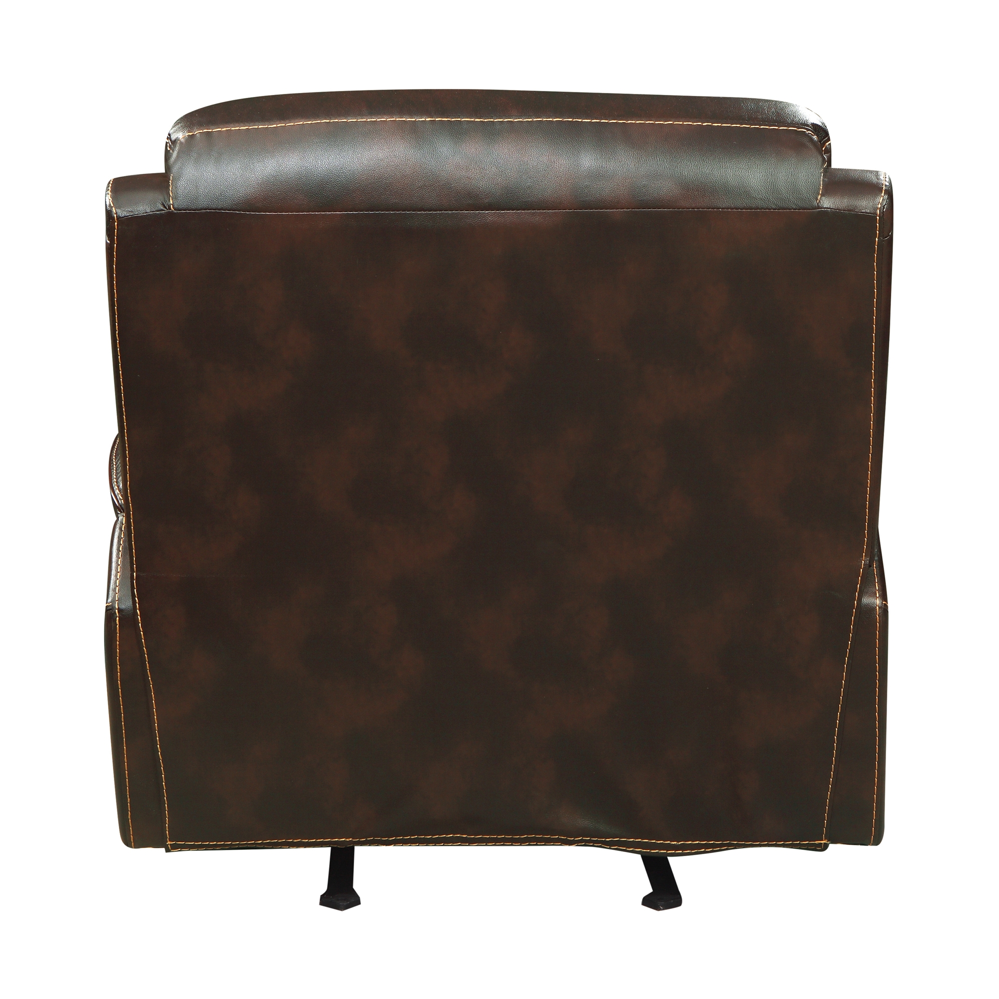 Mahala Leather/Bi-Cast Vinyl Glider Recliner Chair