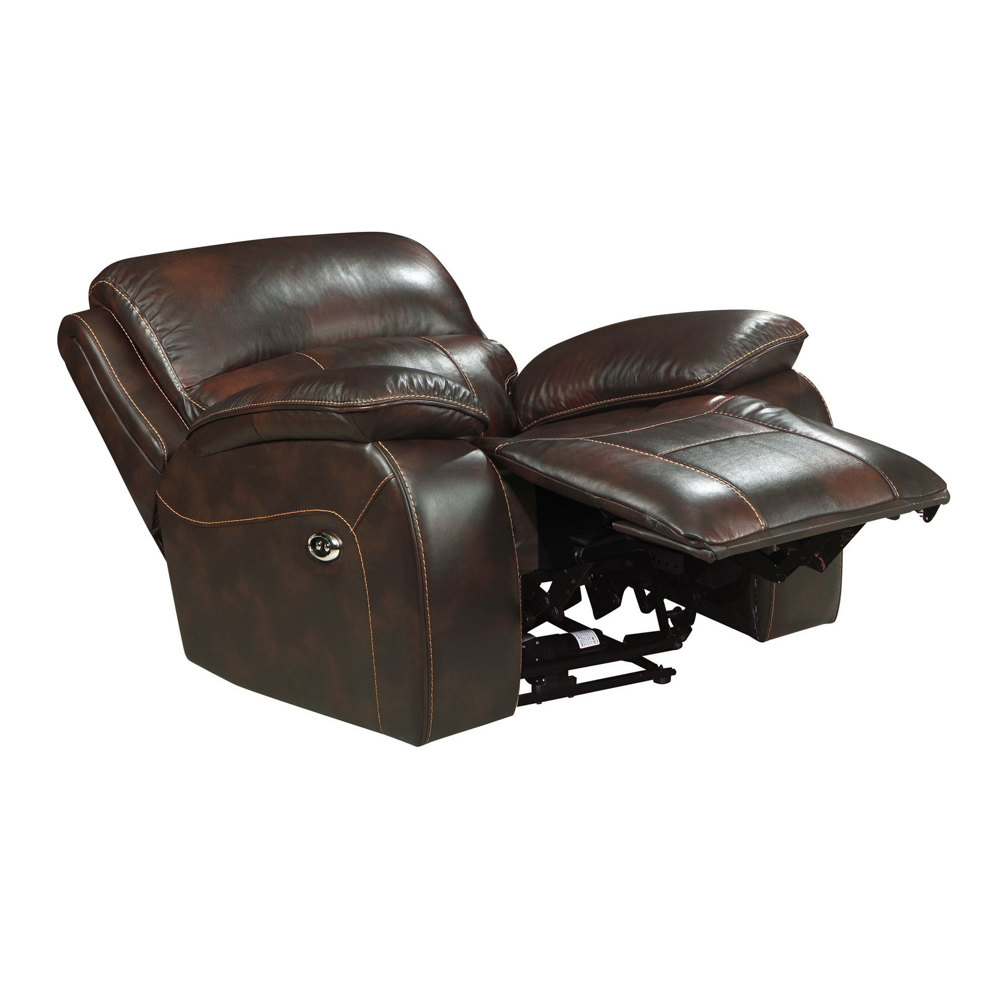 Mahala Leather/Bi-Cast Vinyl Recliner Chair