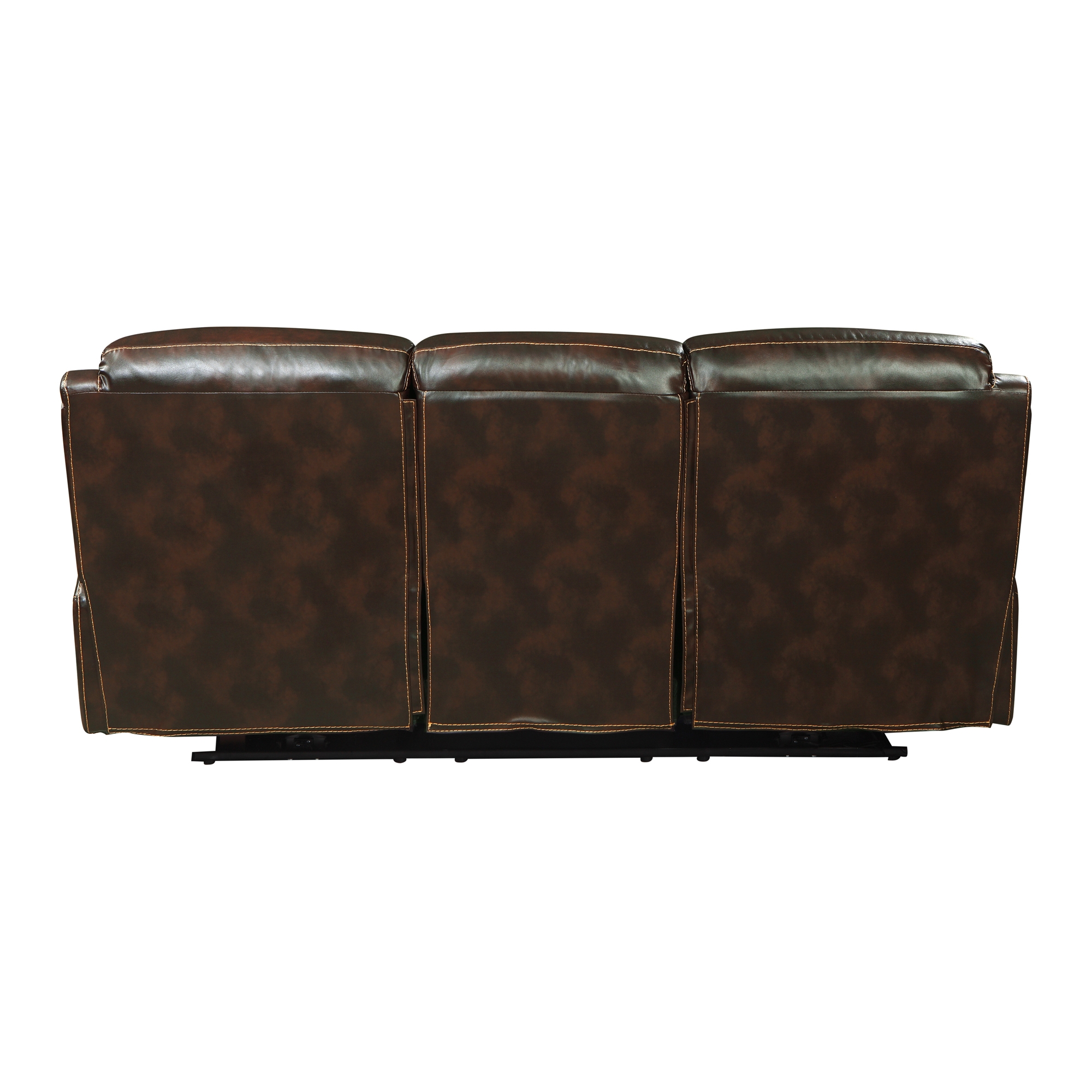 Mahala Leather/Bi-Cast Vinyl Double Reclining Sofa