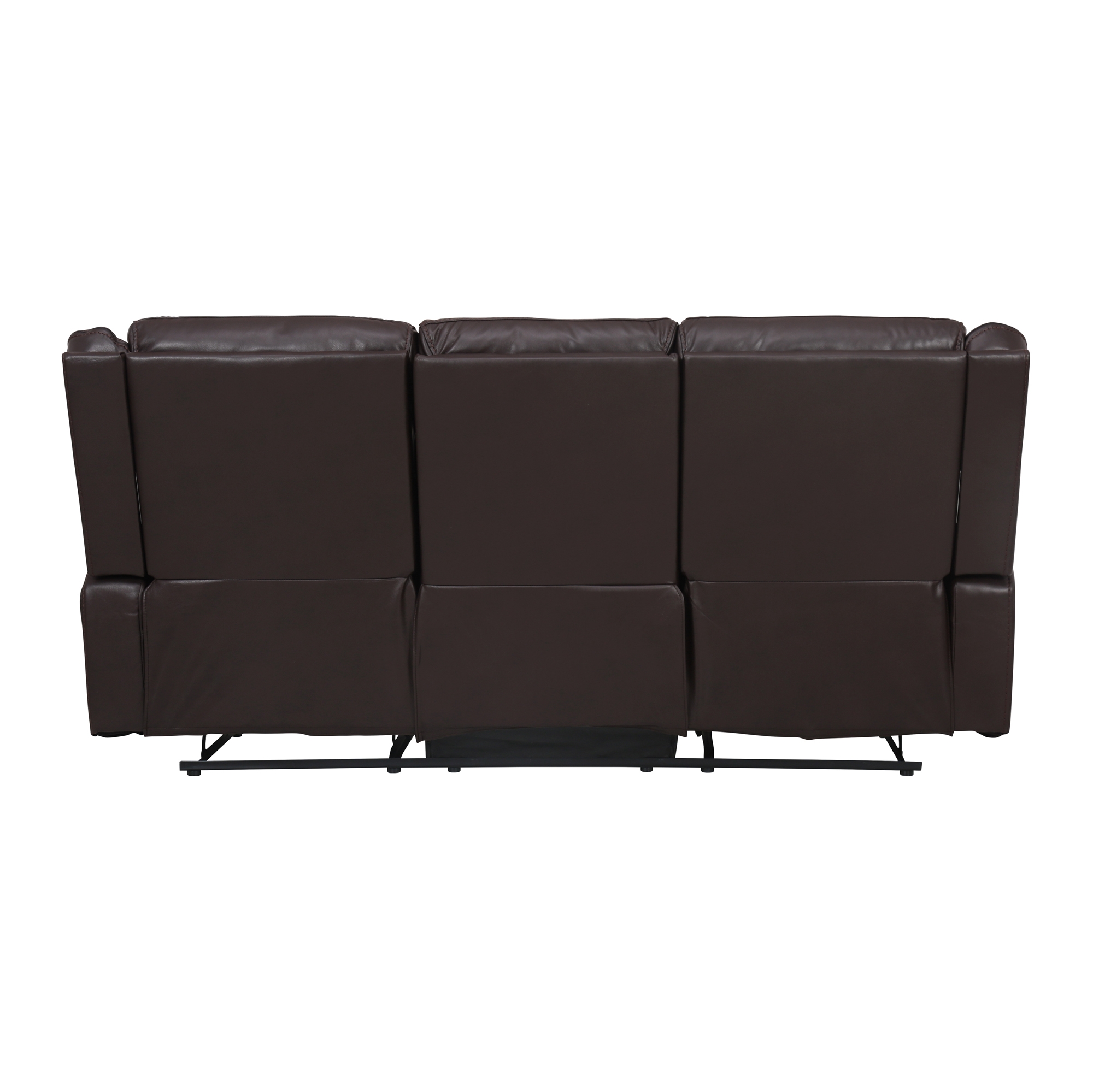 Jude Leatherette Double Reclining Sofa