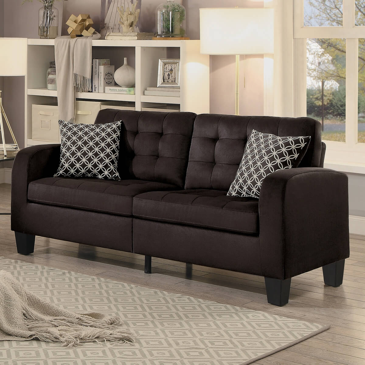 Sinclair Fabric Living Room Set by Homelegance