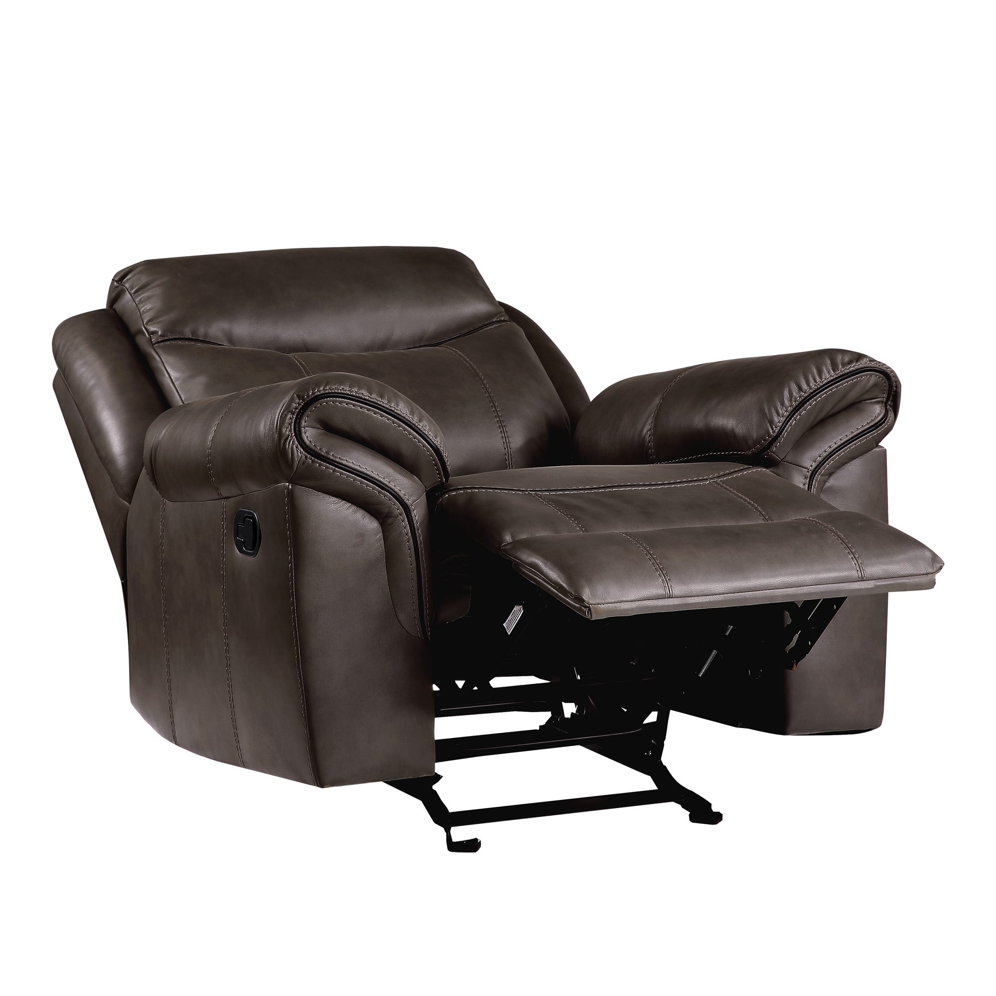 Aram Glider Leatherette/Mircofiber Reclining Chair