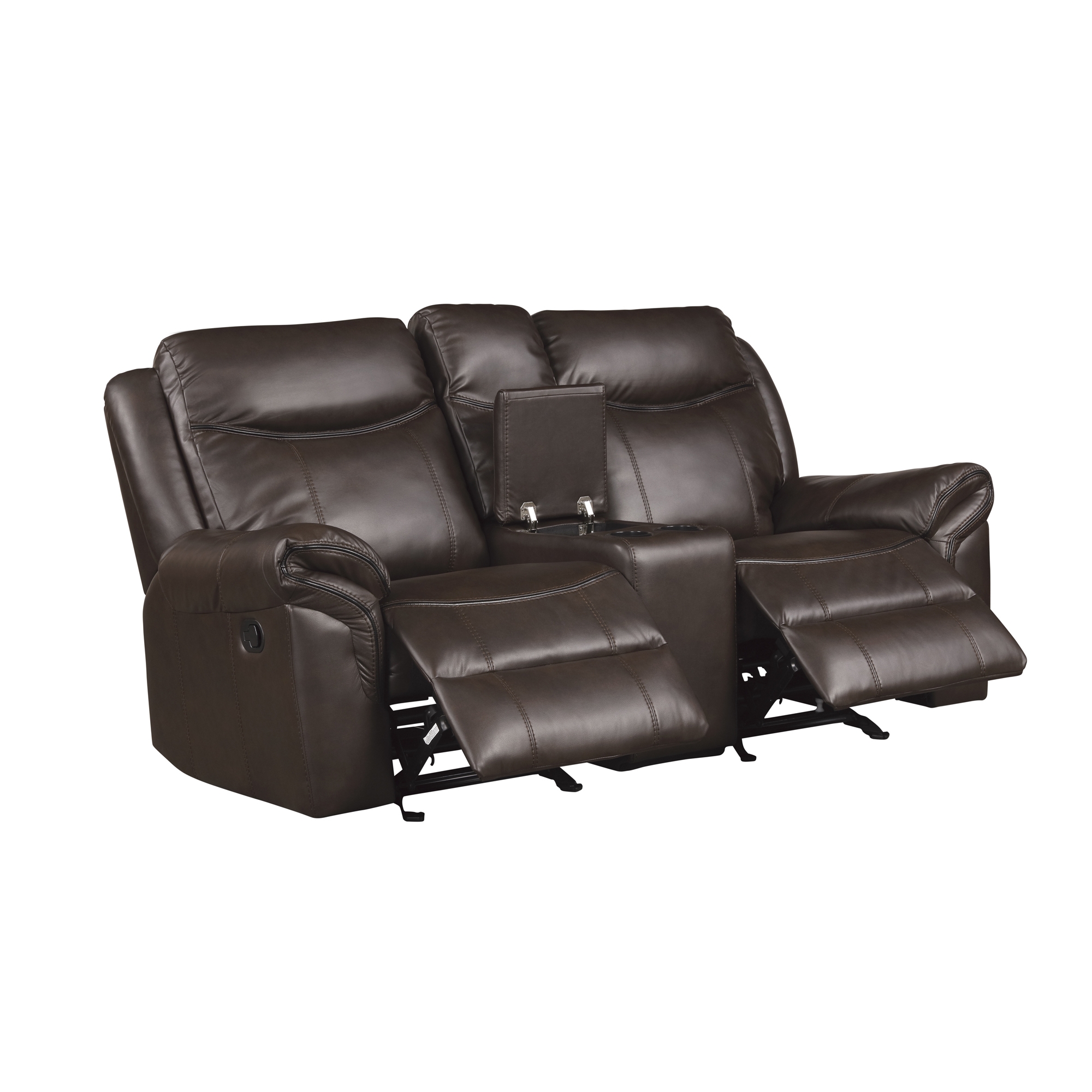 Aram AireHyde Match Double Glider Reclining Loveseat