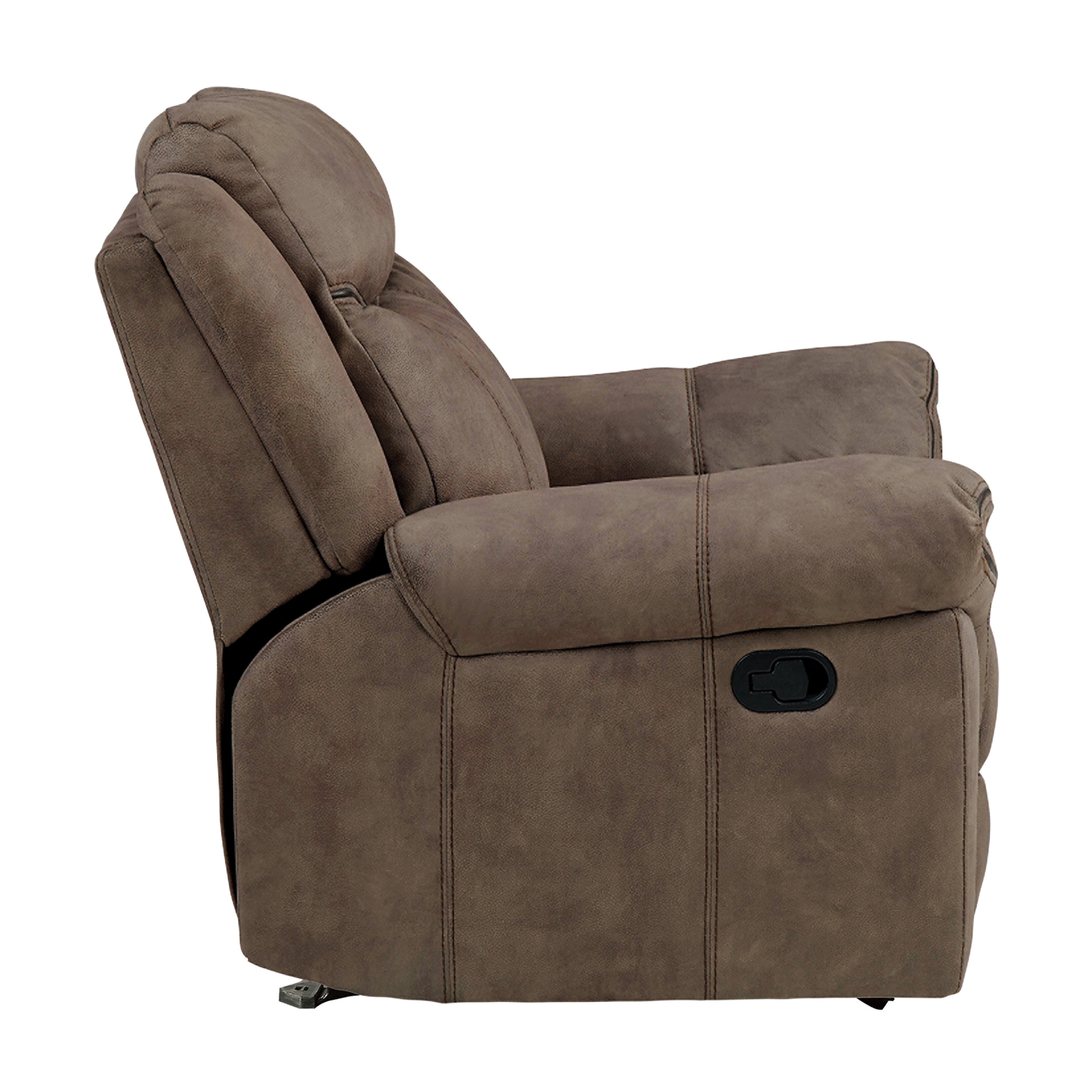 Aram Glider Leatherette/Mircofiber Reclining Chair