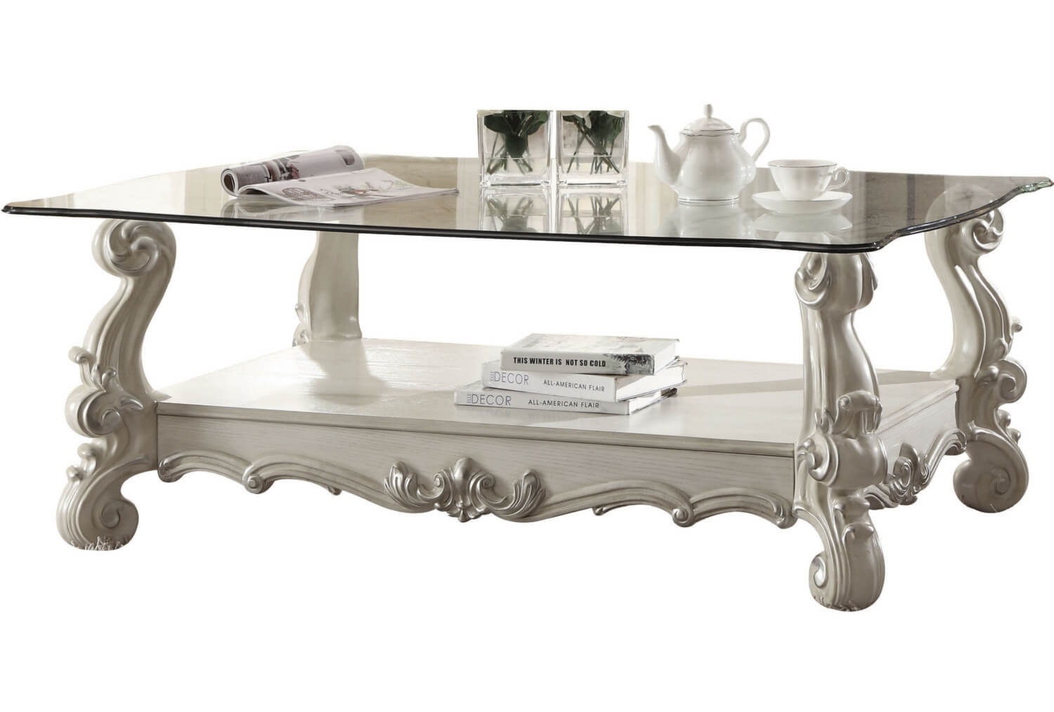 Versailles Glass Coffee Table, Composition 1