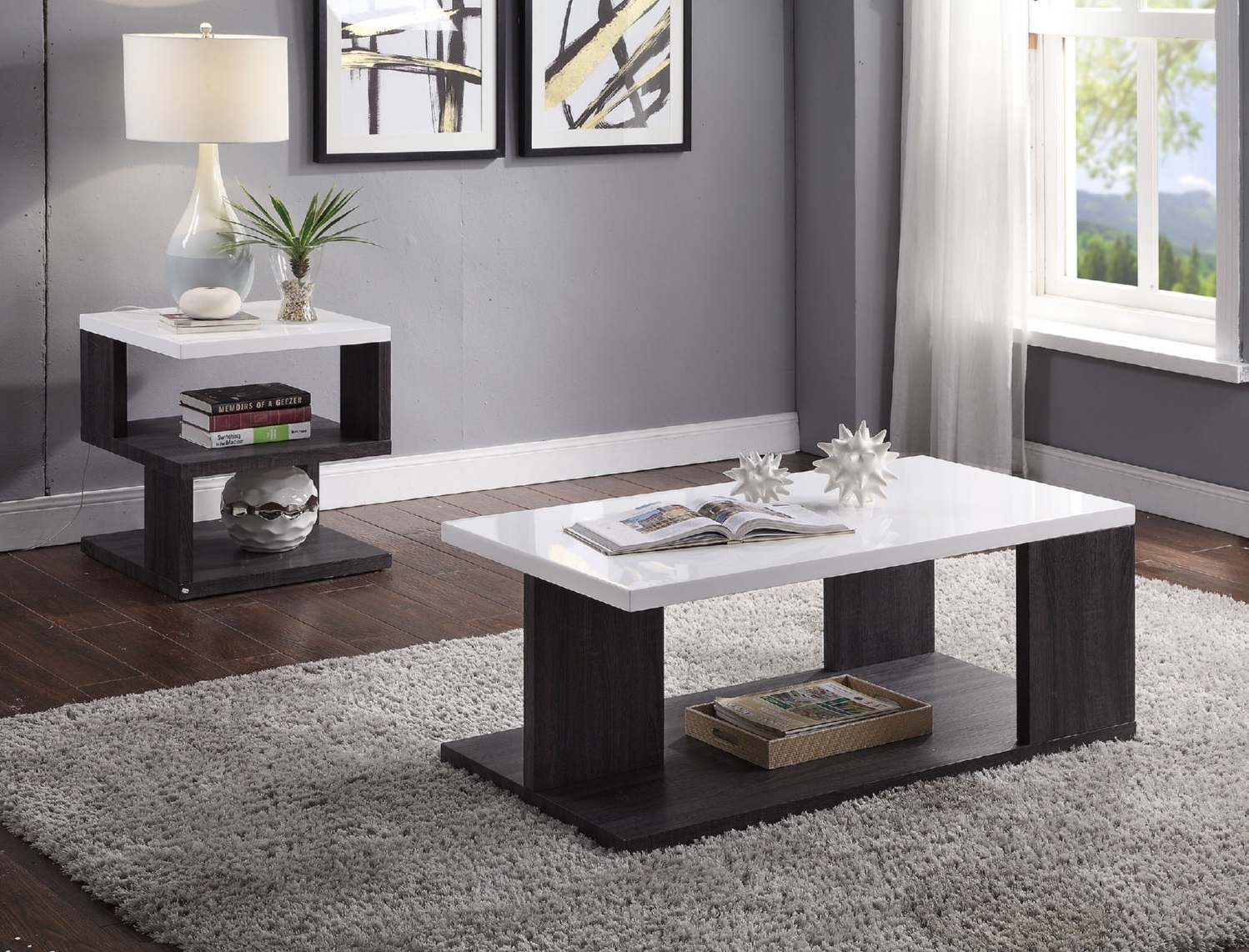 Pancho Wood Rectangular Coffee Table