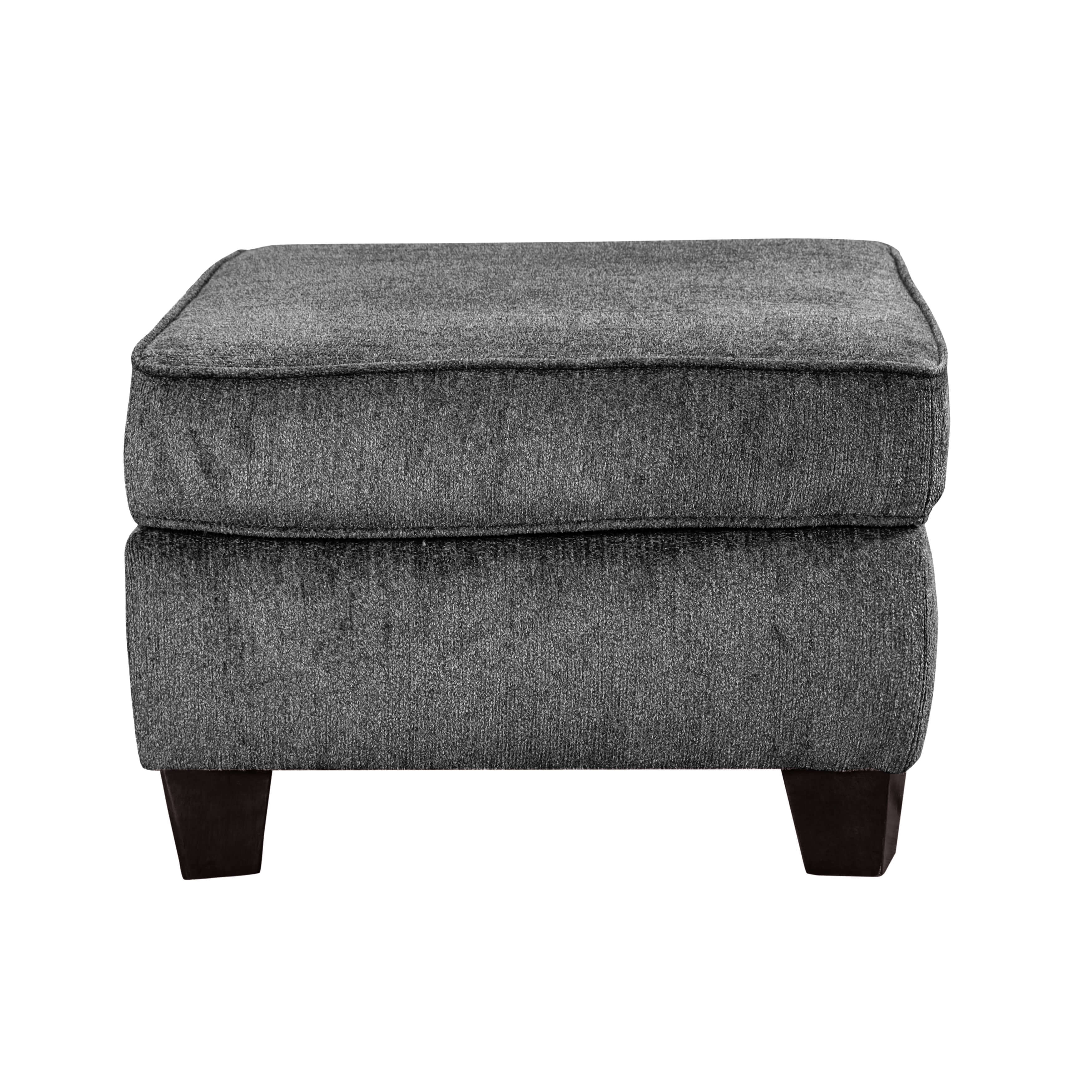 Alain Fabric Ottoman
