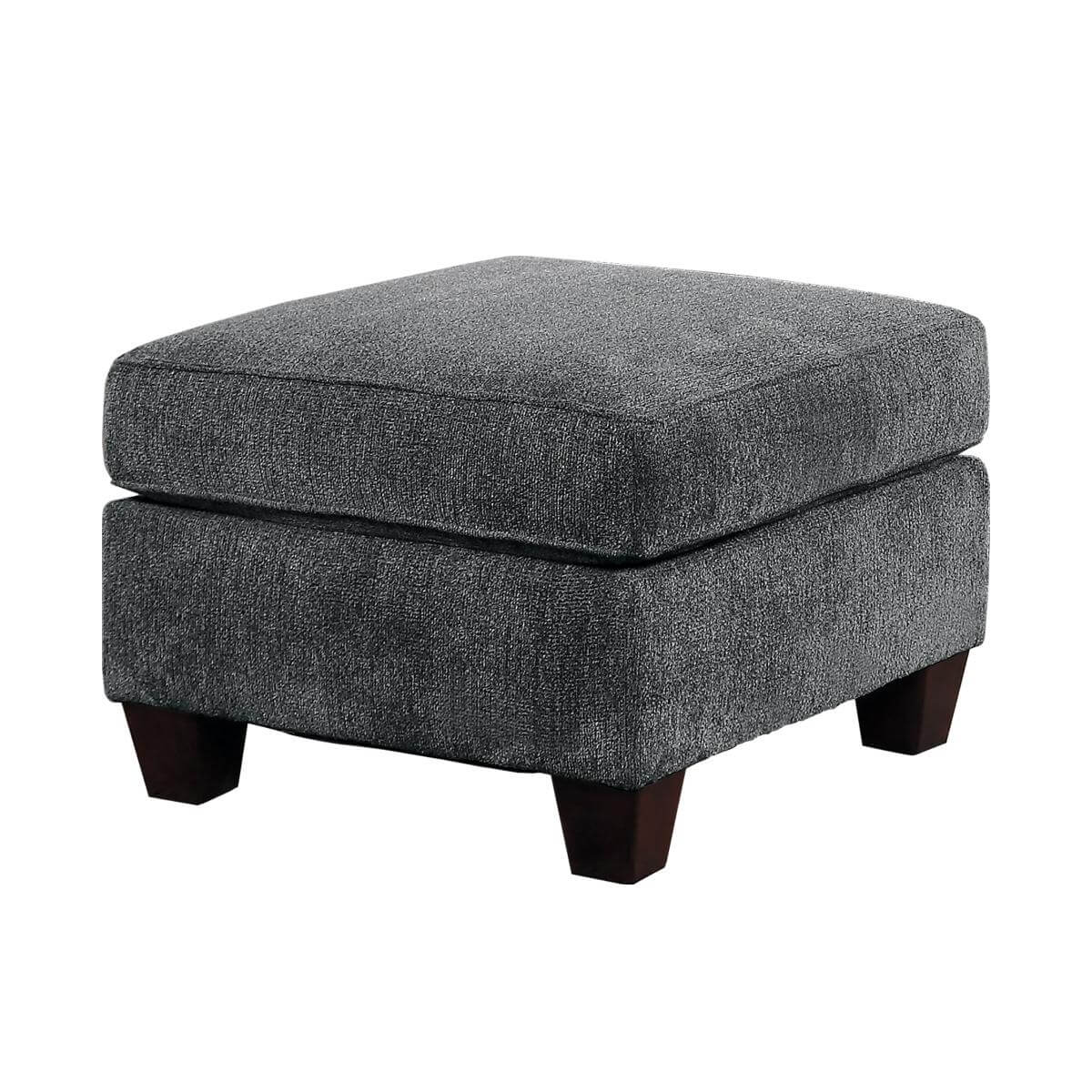 Alain Fabric Ottoman by Homelegance