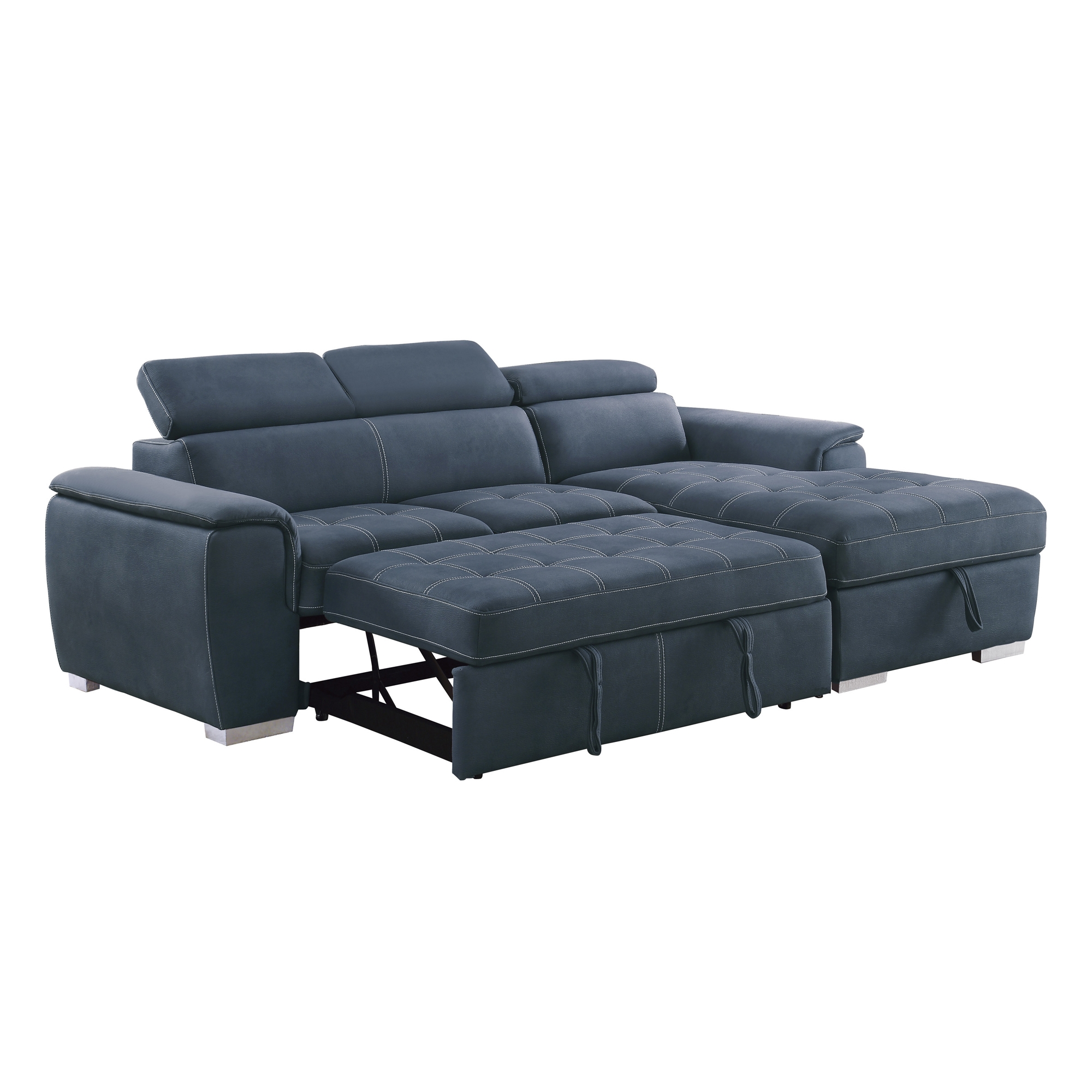 Ferriday Microfiber/Wood Sectional Sofa