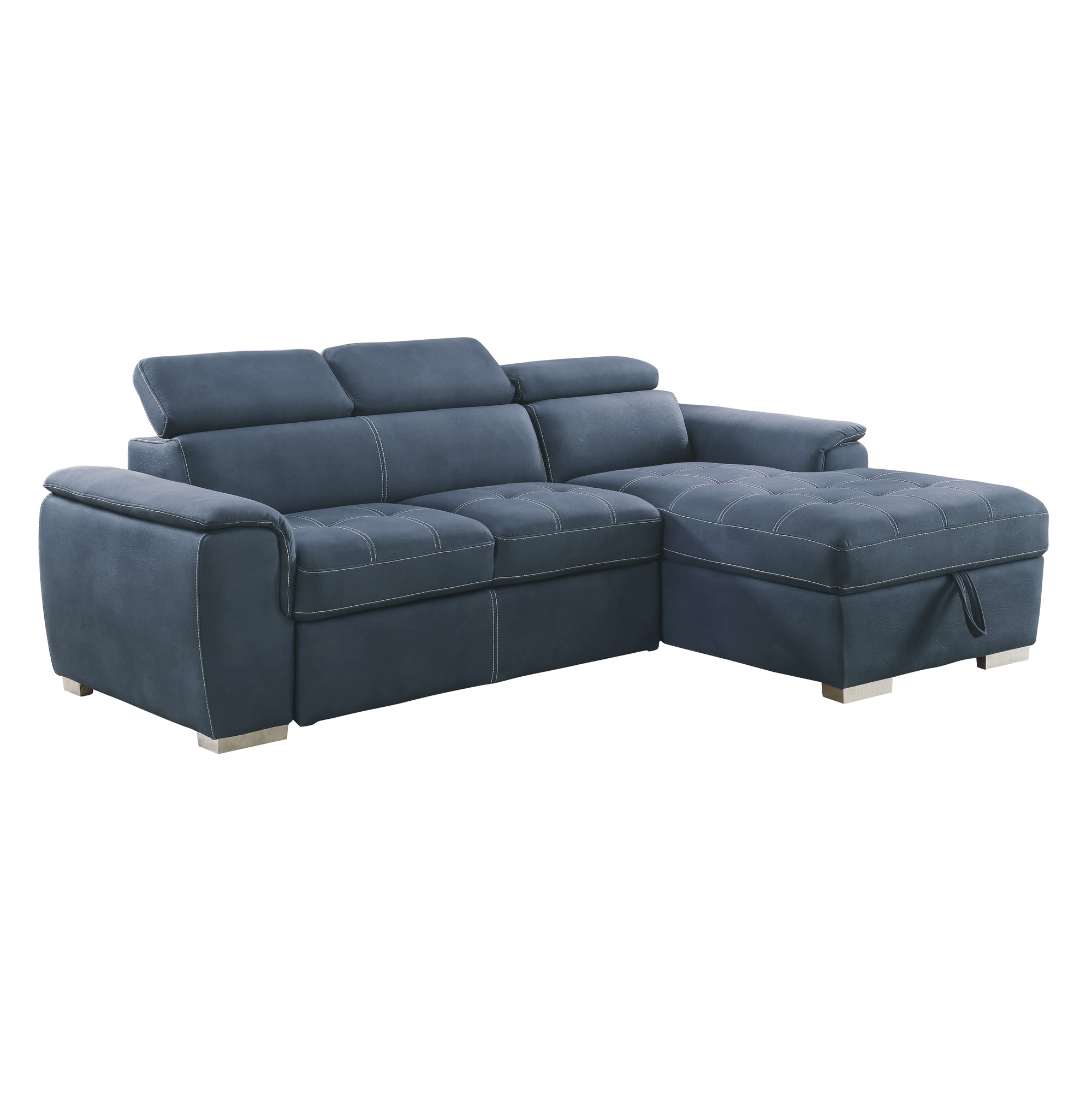 Ferriday Microfiber/Wood Sectional Sofa