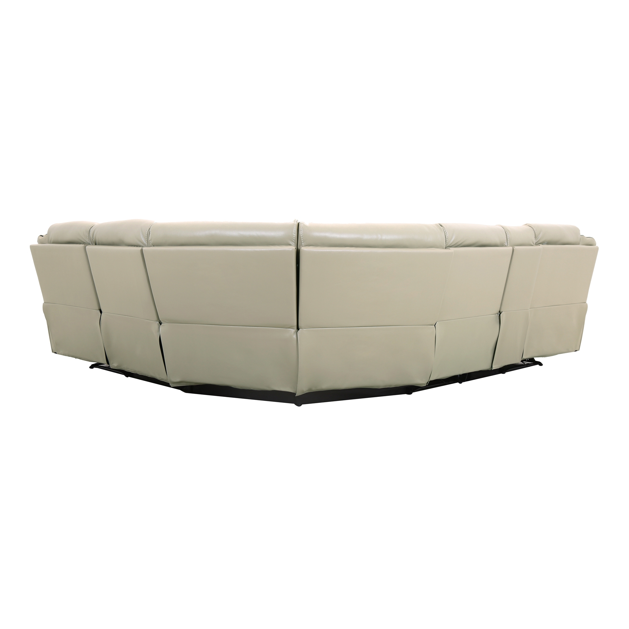 Amite Leather Gel Match Power Reclining Sectional