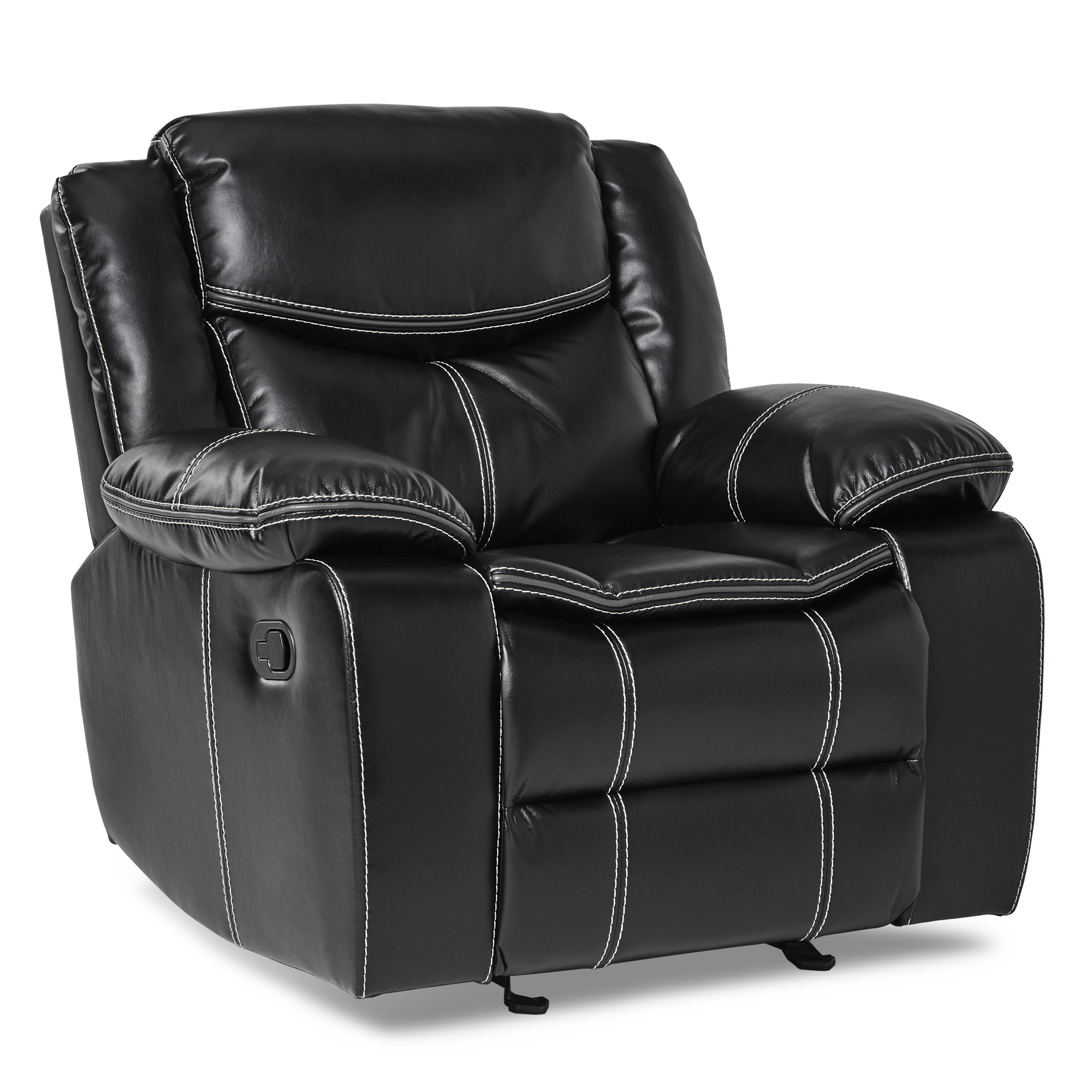 Bastrop Leather Gel Match Glider Reclining Chair