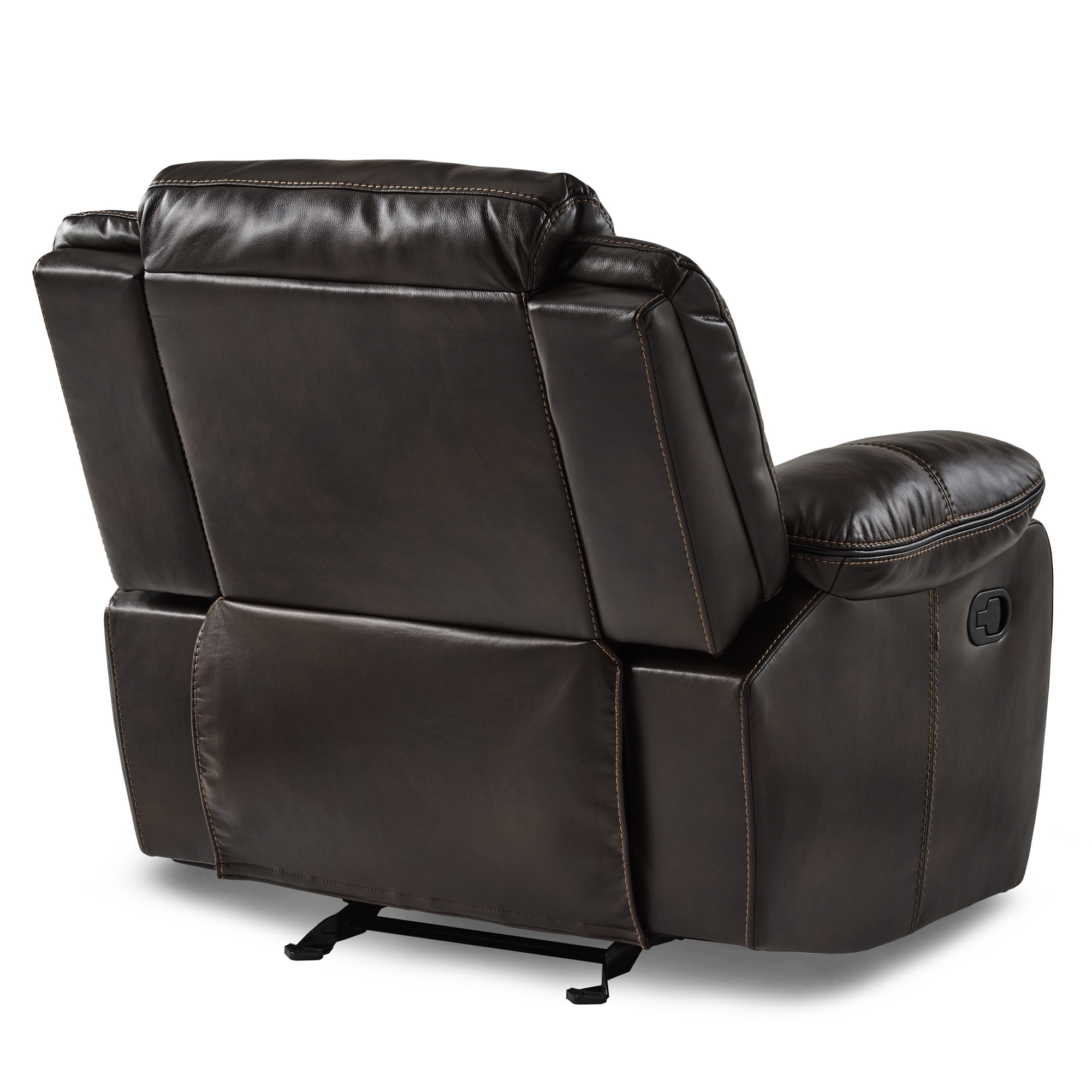 Bastrop Leather Gel Match Glider Reclining Chair