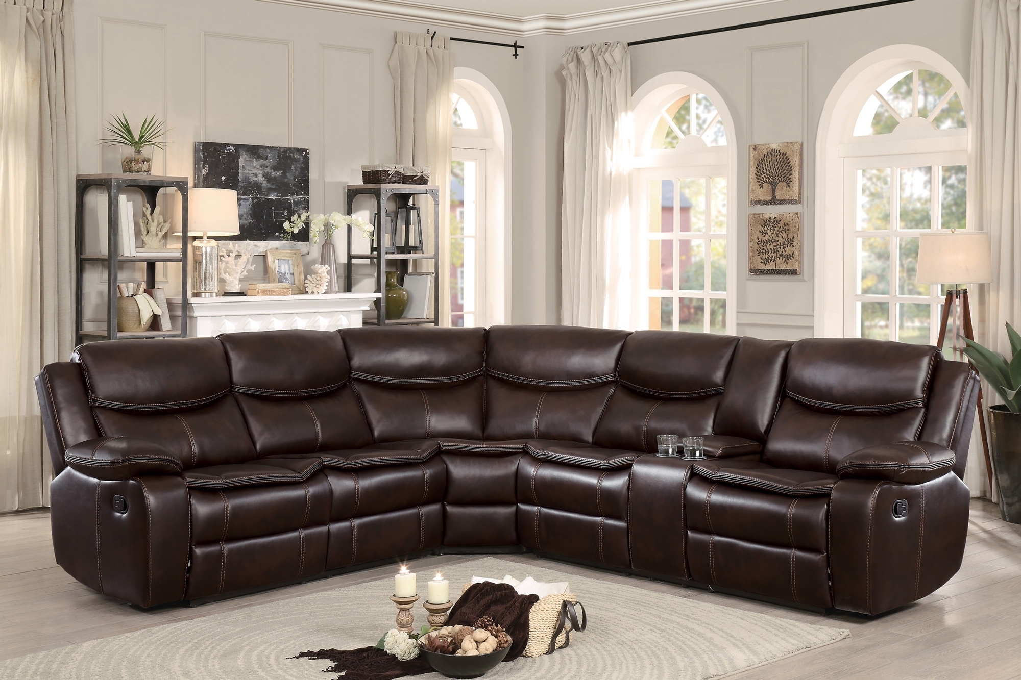 Bastrop Leather Gel Match Living Room Set