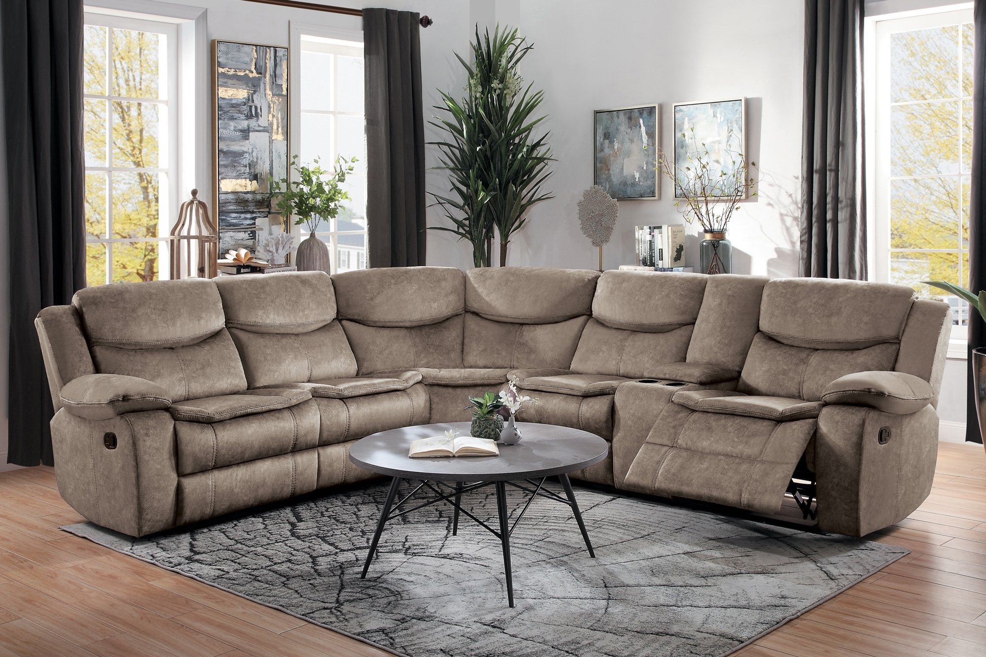 Bastrop Fabric Living Room Set