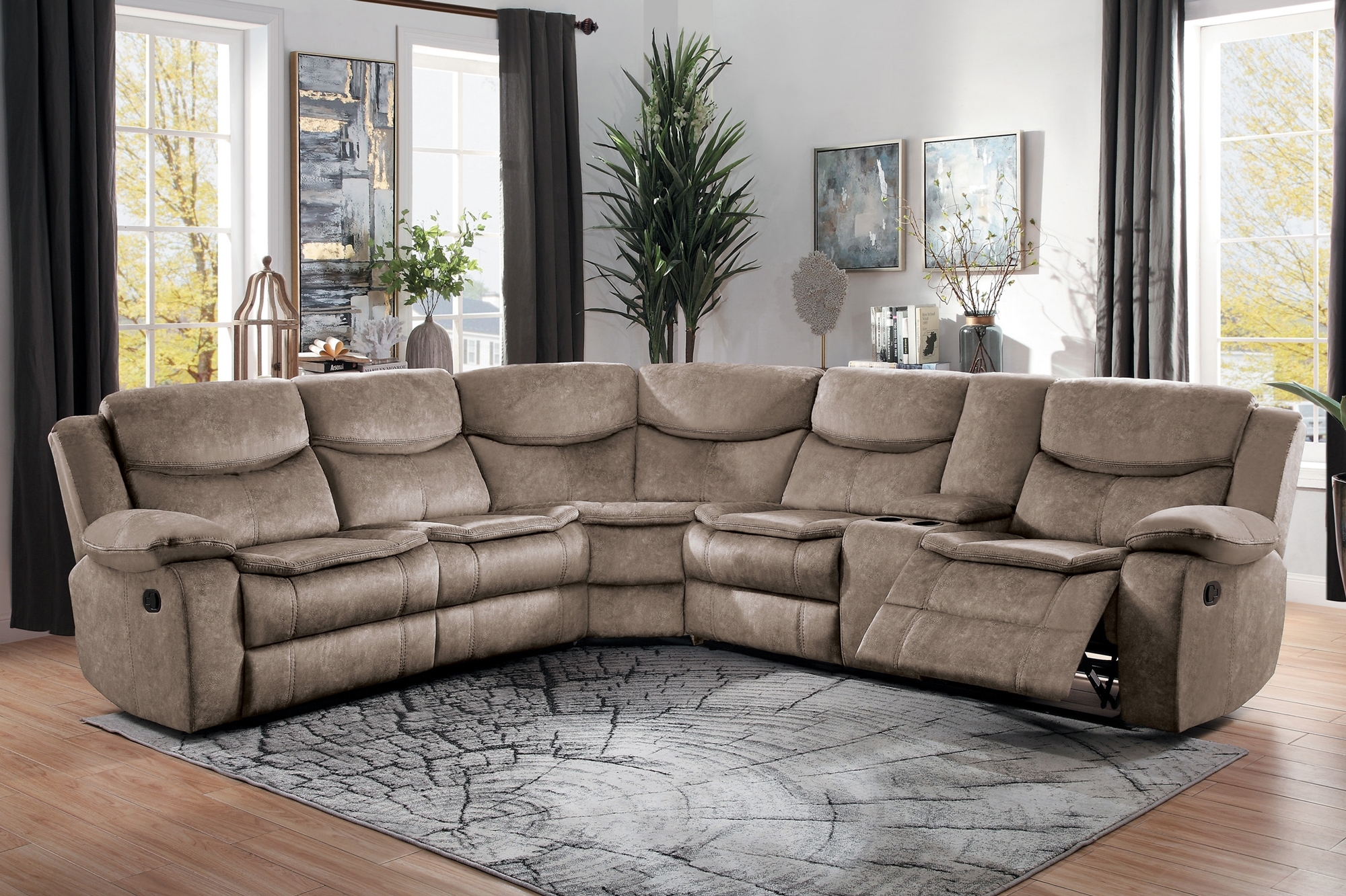 Bastrop Fabric Living Room Set