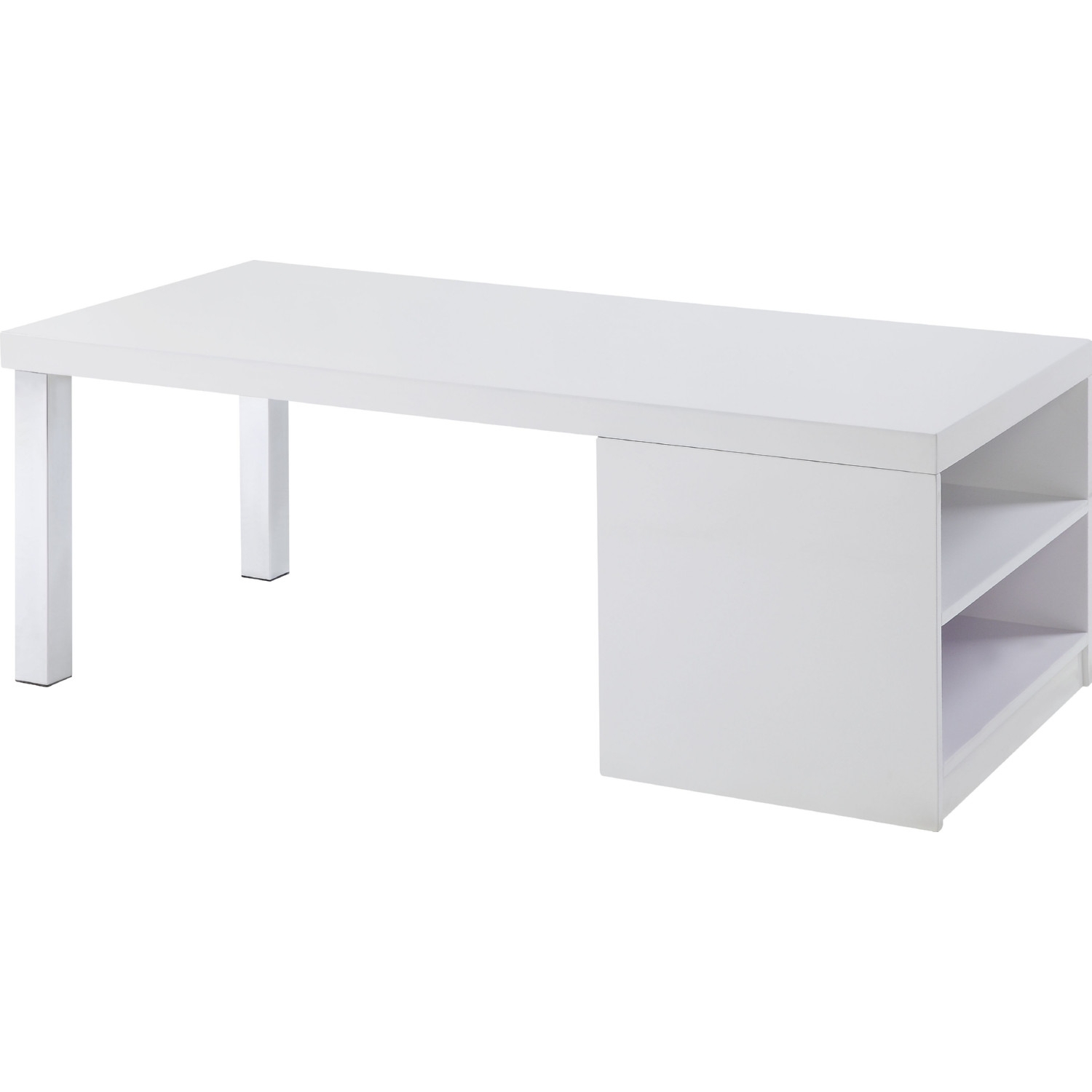 Harta Wood Rectangular Storage Coffee Table Set