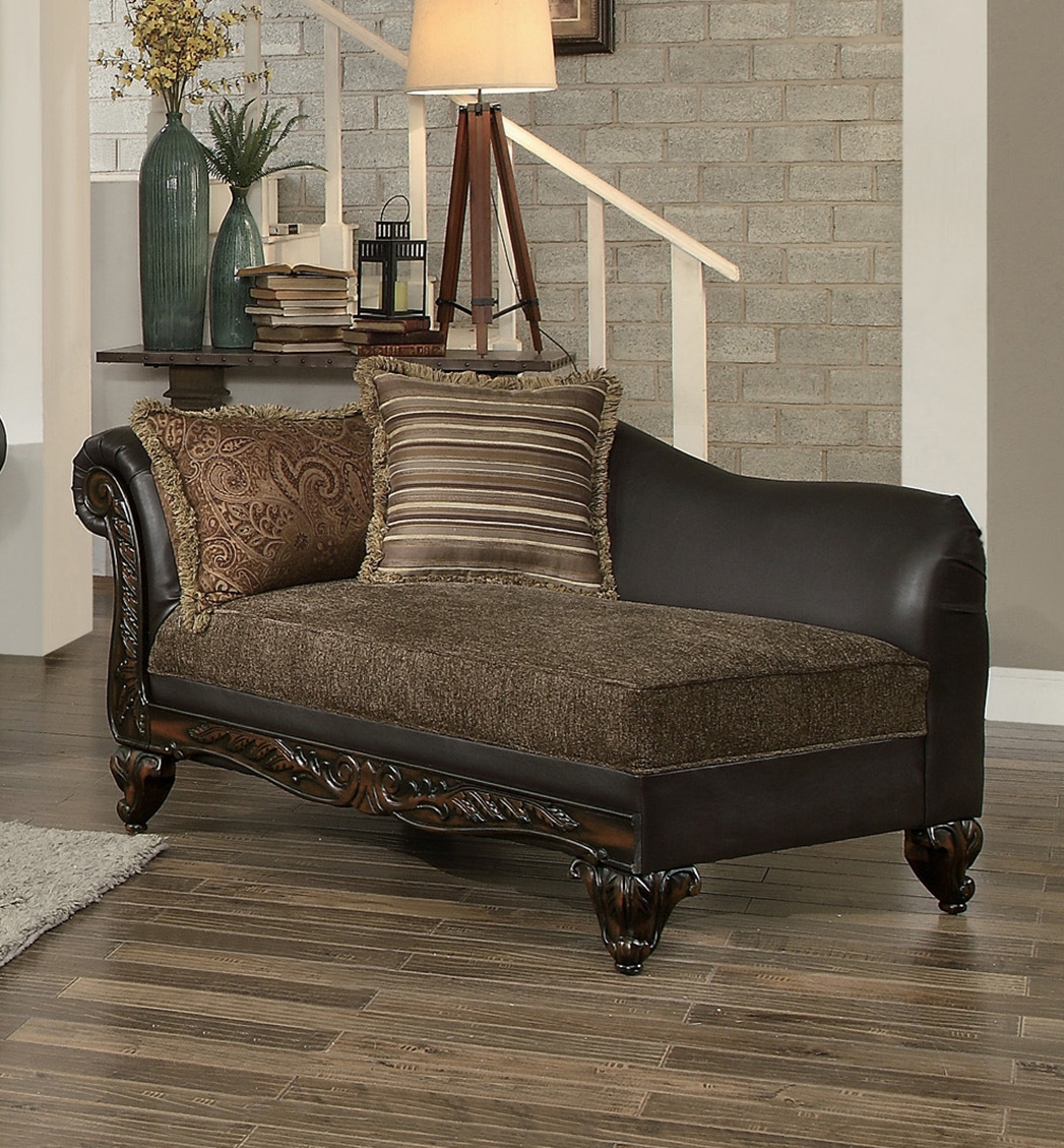 Thibodaux Fabric/Bi-Cast Vinyl Chaise