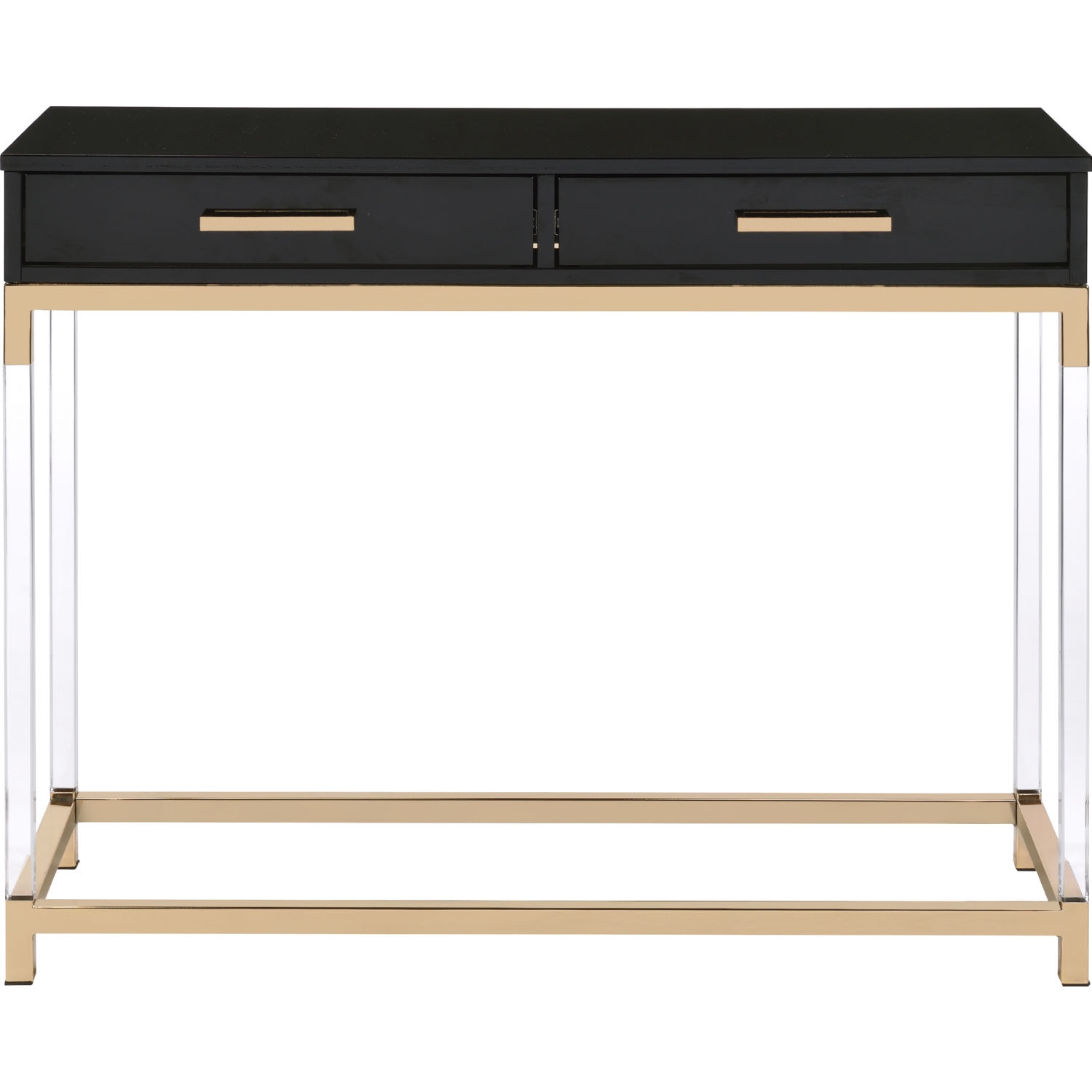 Adiel Metal Storage Console Table w/2 Drawers