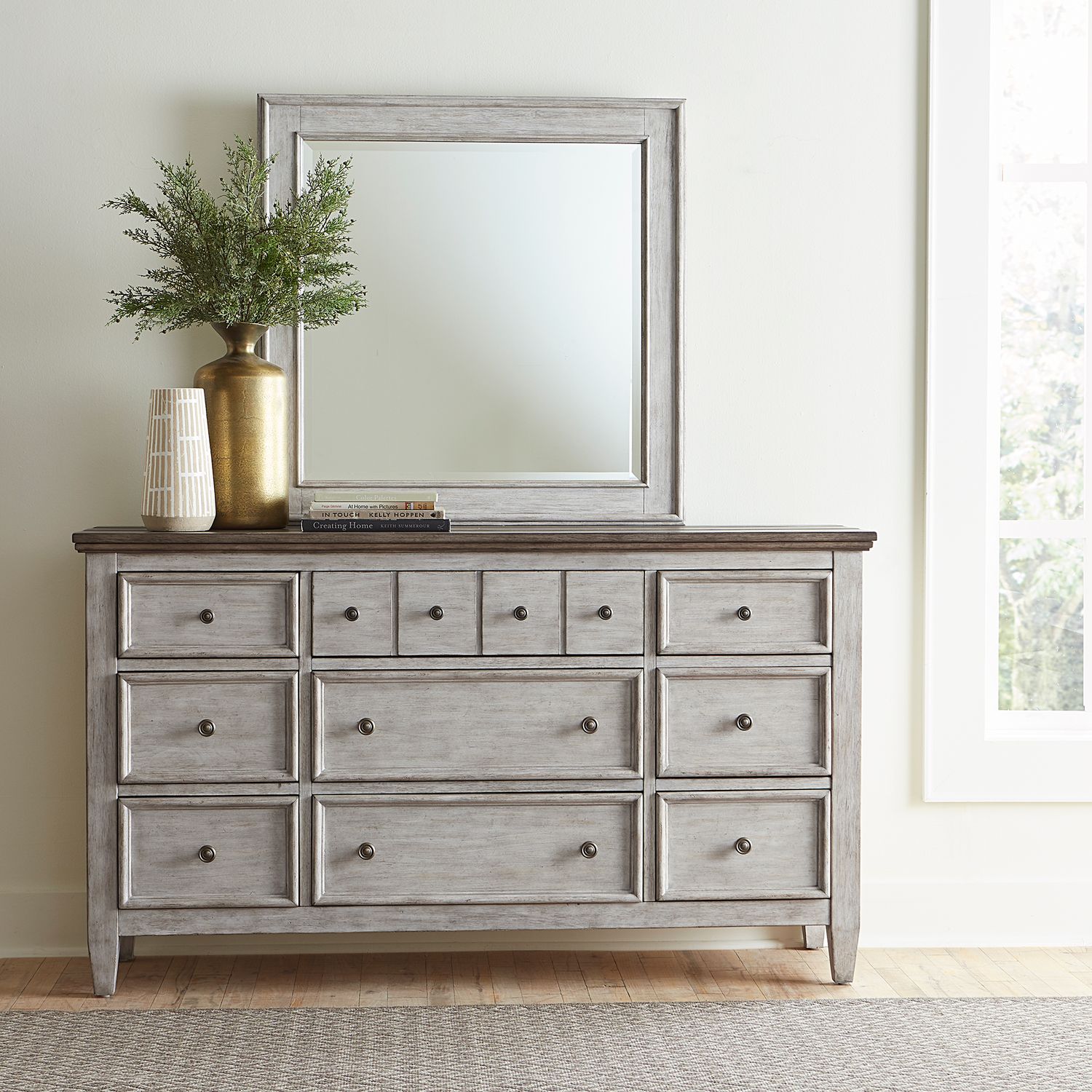 Heartland Wood 9-Drawer Dresser