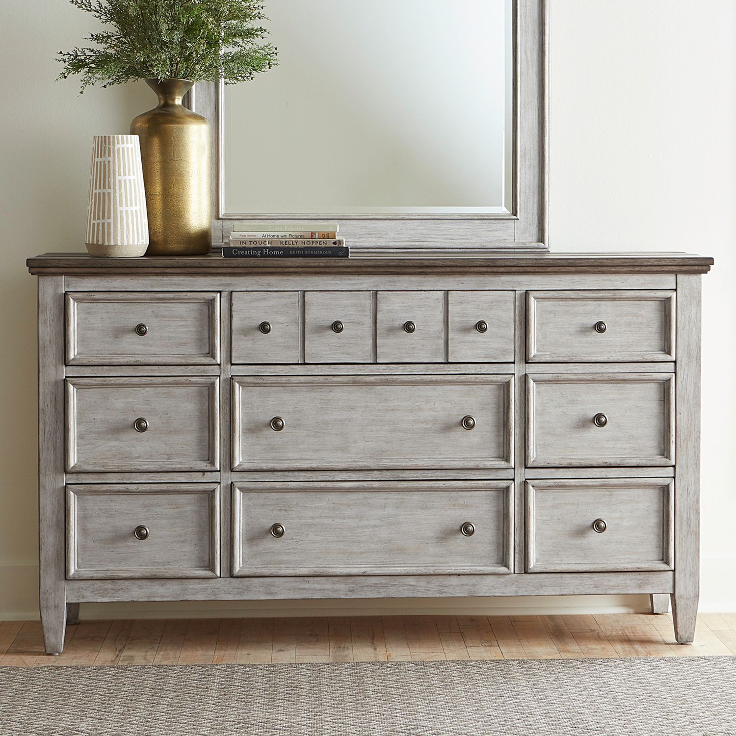 Heartland Wood 9-Drawer Dresser