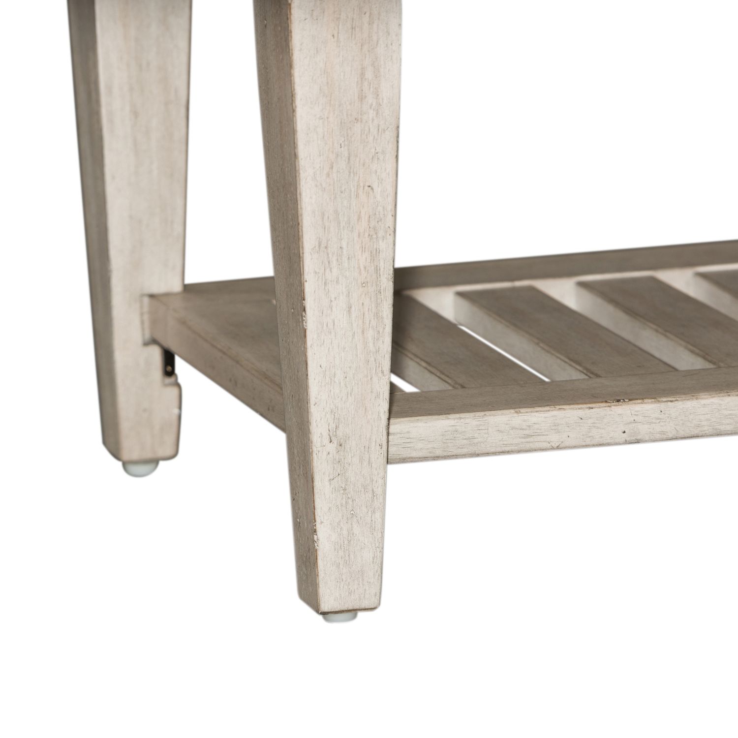 Heartland Linen Chenille/Wood Bed Bench