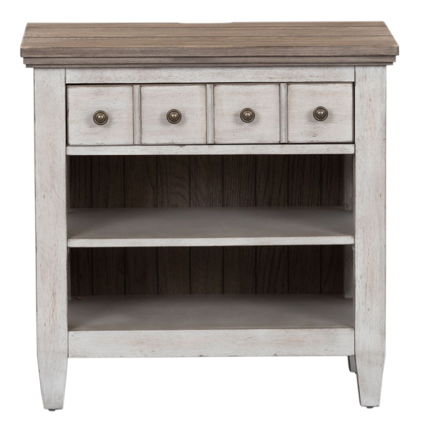 Heartland Wood 1-Drawer Night Stand w/Charging Station