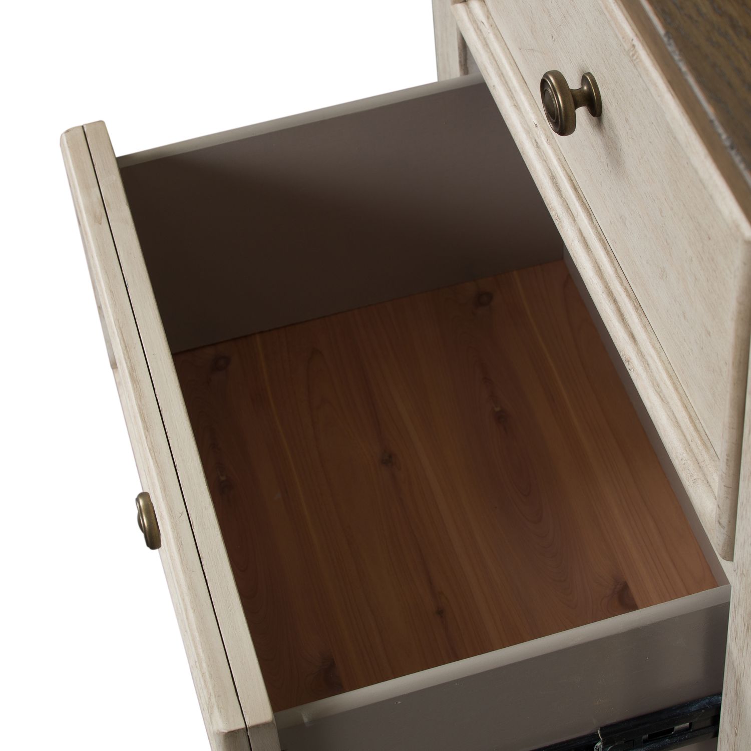 Heartland Wood 2-Drawer Night Stand w/Charging Station