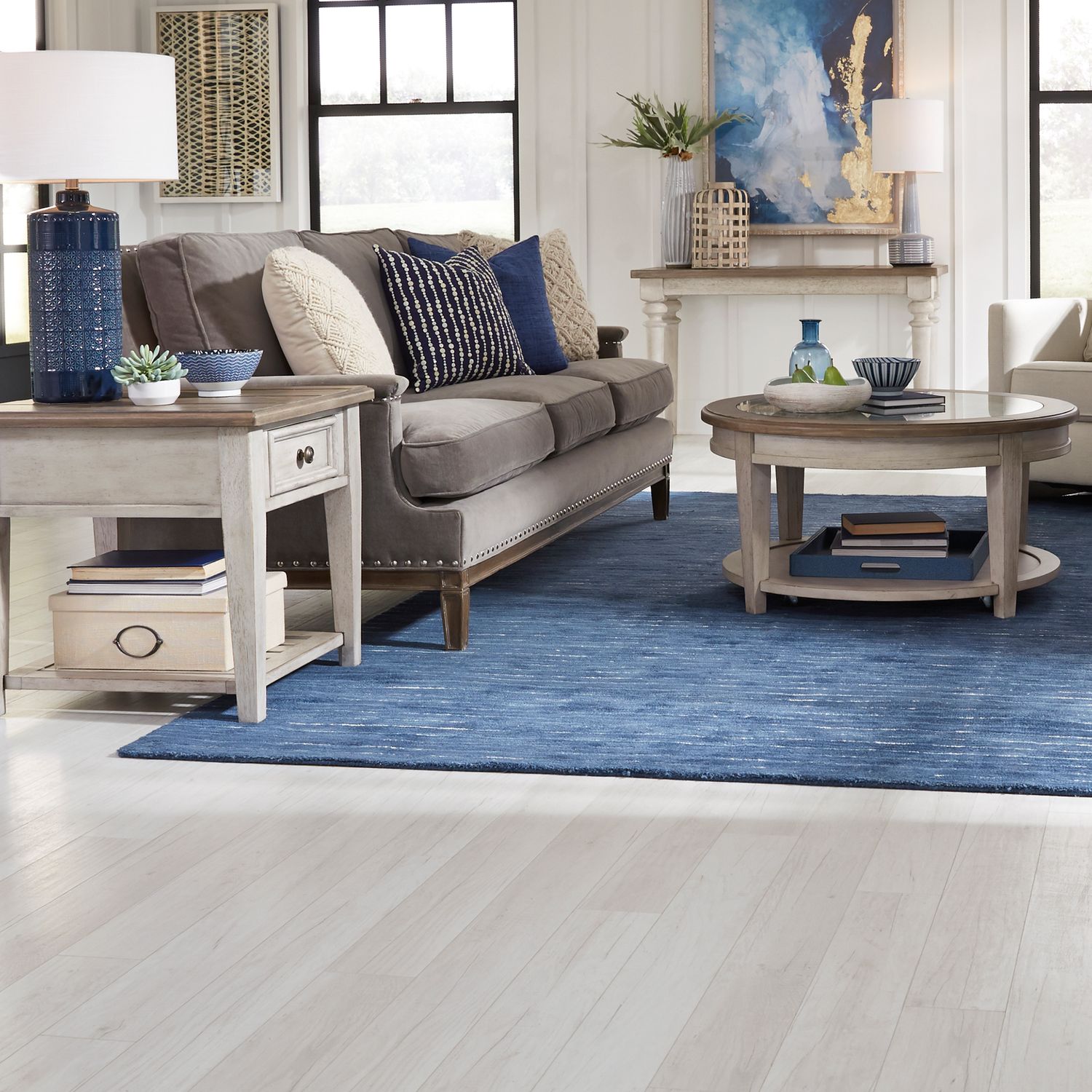 Heartland Rectangular Wood 1-Drawer End Table