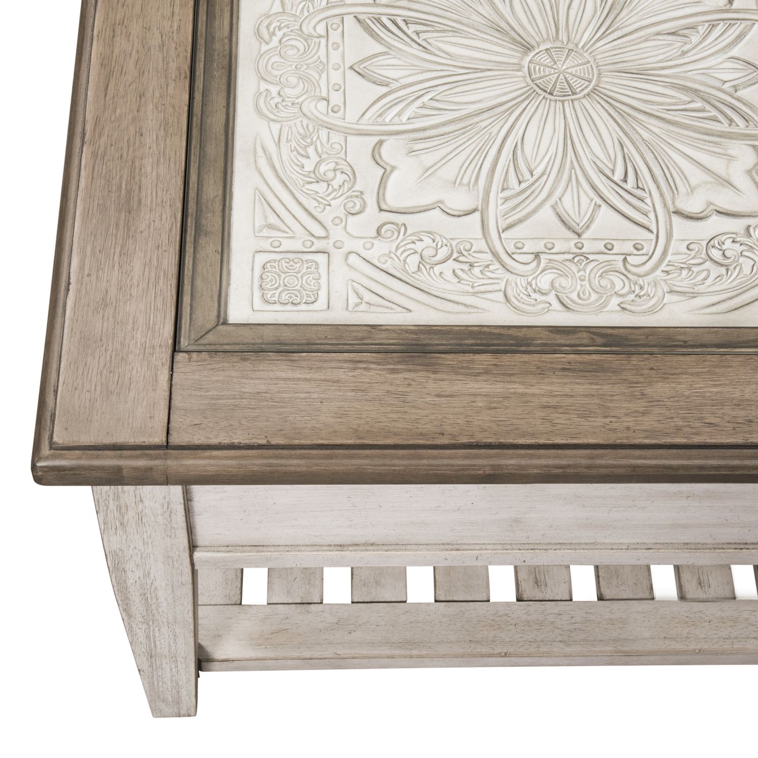 Heartland Round Coffee Table Set | Vintage Farmhouse Style