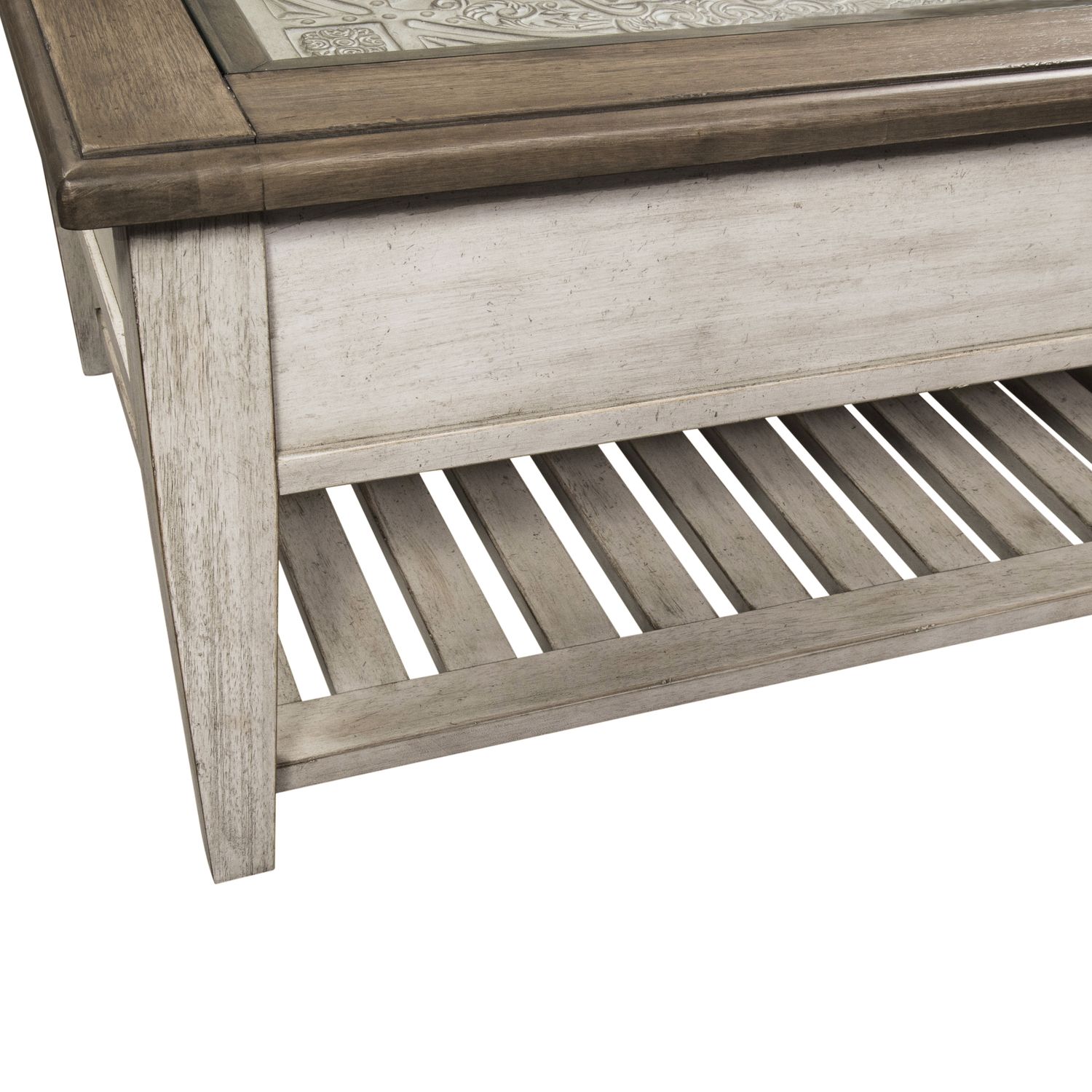 Heartland Round Coffee Table Set | Vintage Farmhouse Style