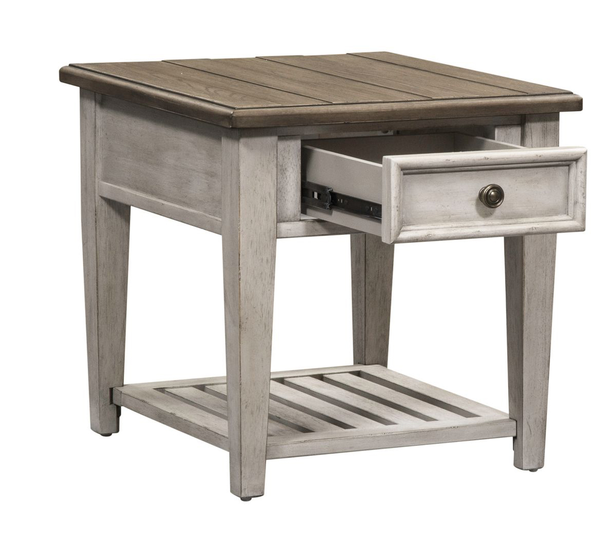 Heartland Farmhouse 3-Piece Cocktail Table Set | Antique White