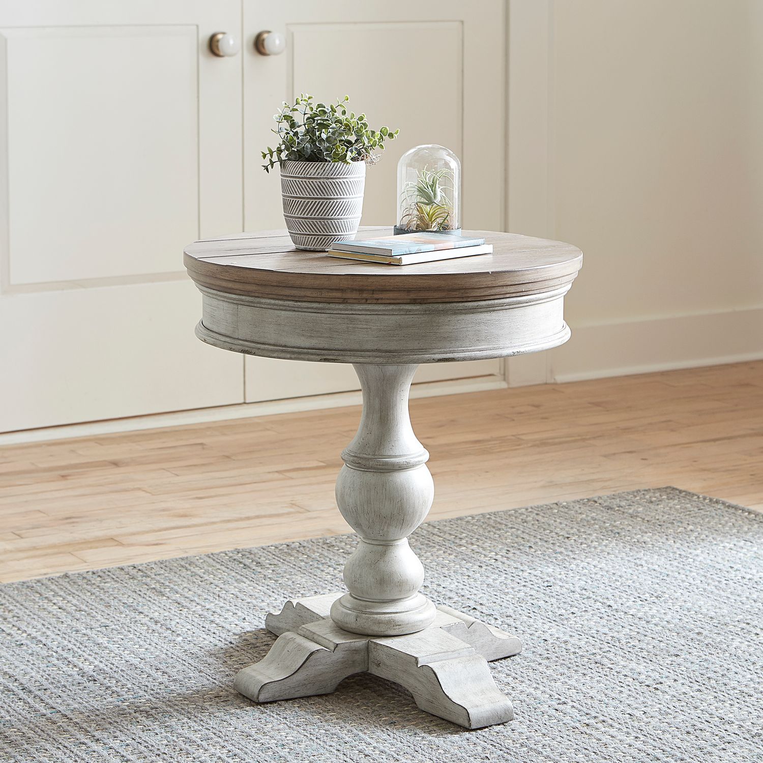 Heartland Farmhouse 3-Piece Cocktail Table Set | Antique White