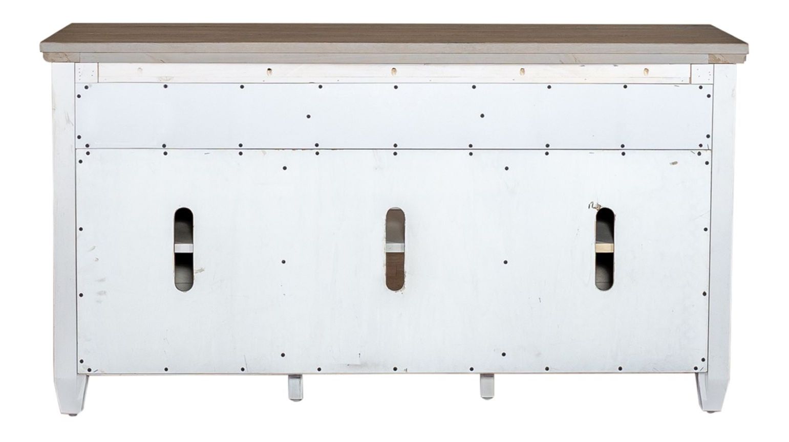 Heartland 56-inch Wood 3-Drawer 2-Door Tile TV Console